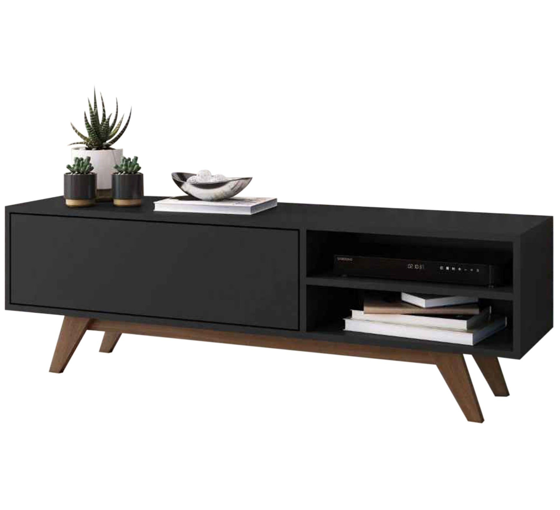 Black TV unit - Vitrine Furniture - Furniture