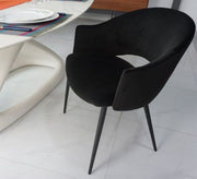 Black upholstered chair - Vitrine Furniture - Furniture