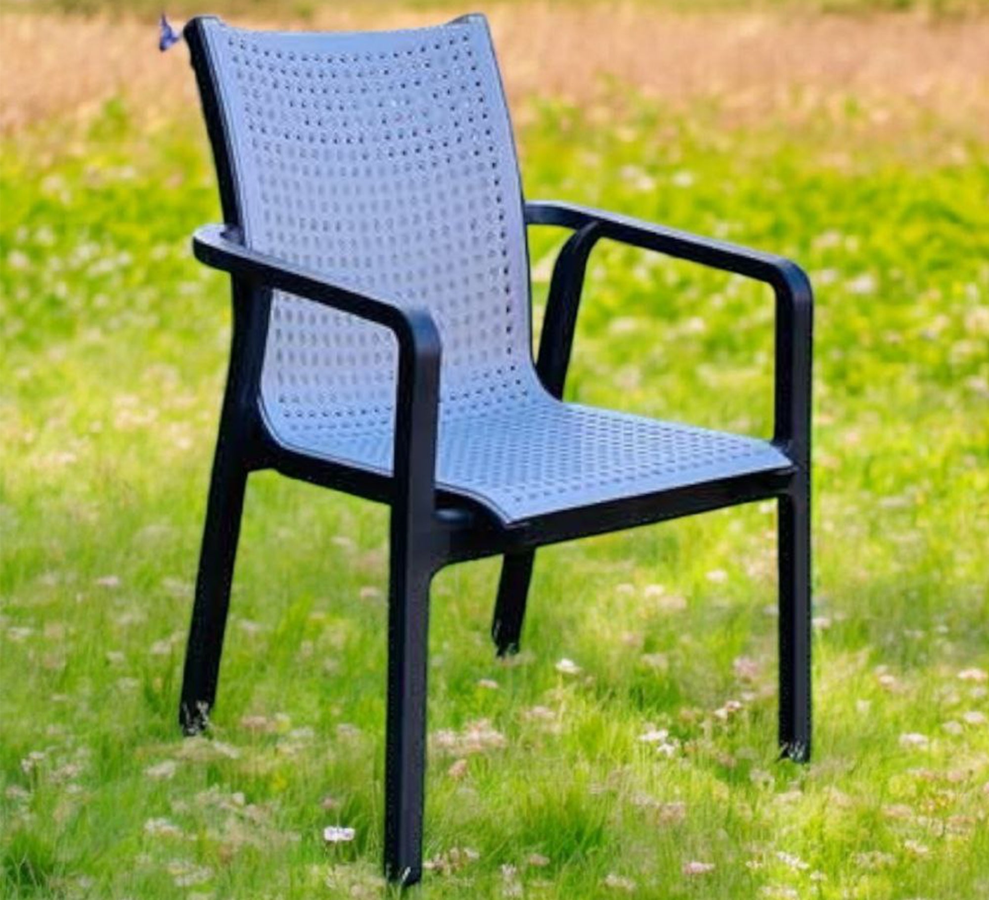 Black/gray outdoor seating set, modern and comfortable - Vitrine Furniture - Outdoor Products