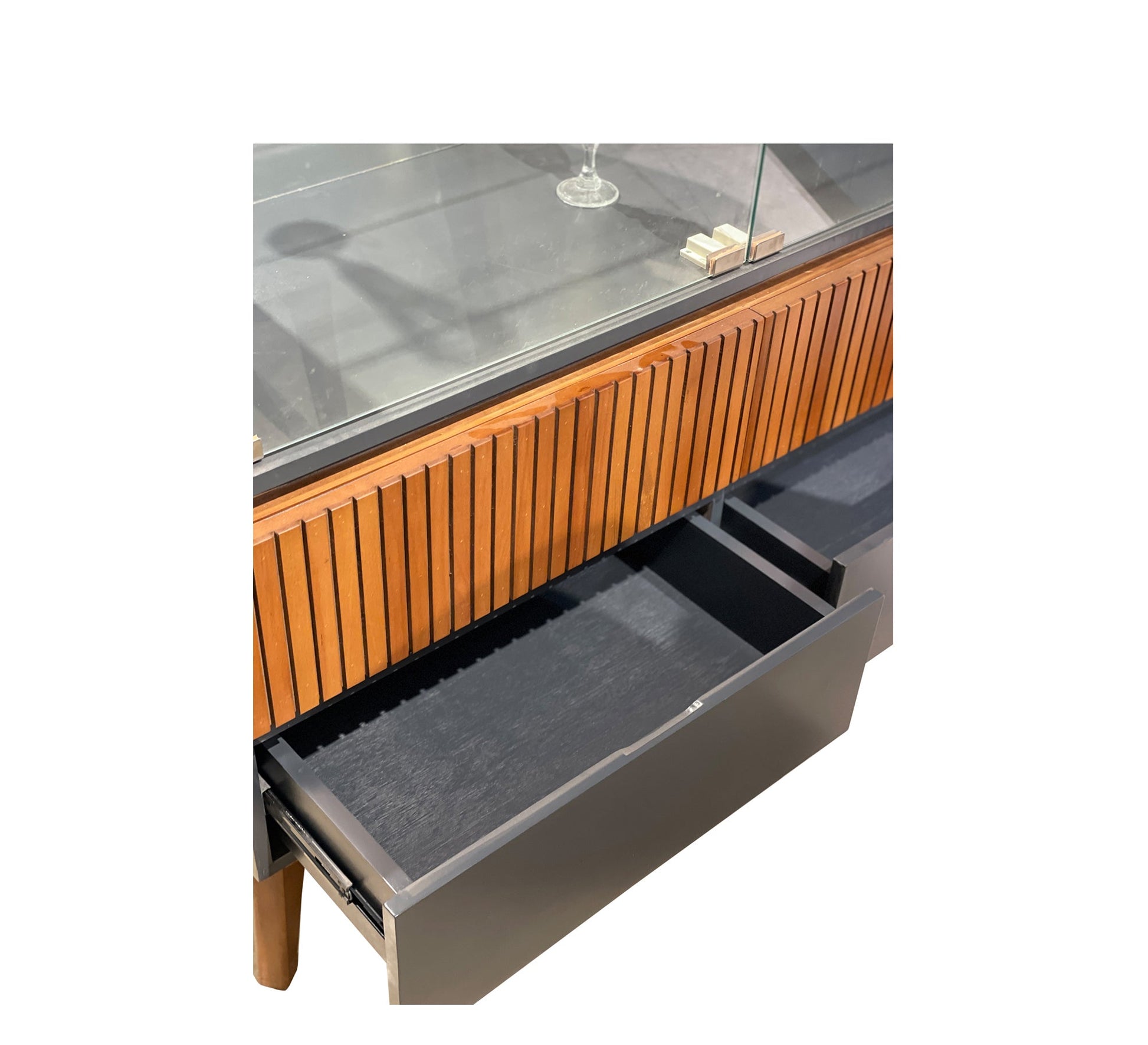 Blue and brown dining room - Vitrine Furniture - Sets