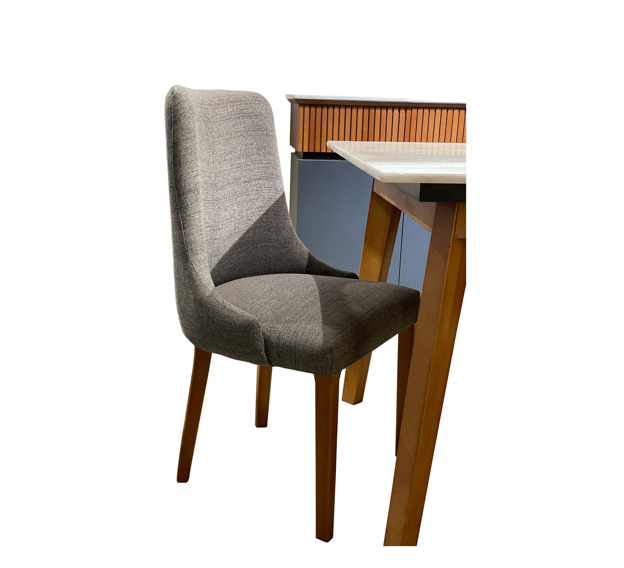 Blue and brown dining room - Vitrine Furniture - Sets