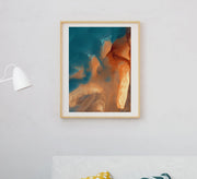 Blue and orange tableau - Vitrine Furniture - Décor