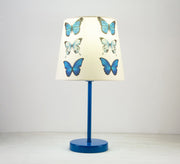 Blue Butterfly Lamp: A delicate and charming design with a blue base. - Vitrine Furniture - Lighting