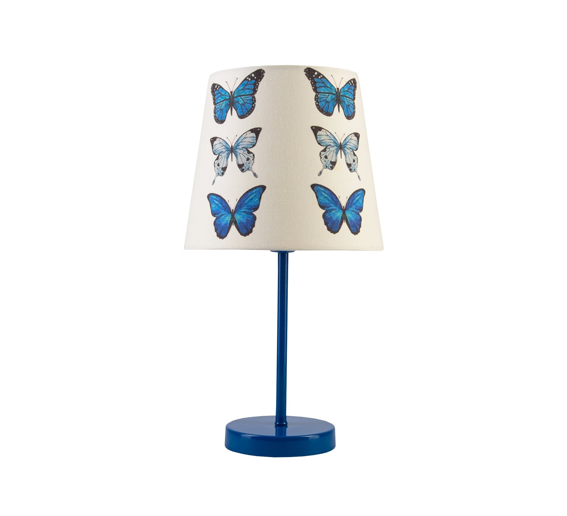 Blue Butterfly Lamp: A delicate and charming design with a blue base. - Vitrine Furniture - Lighting