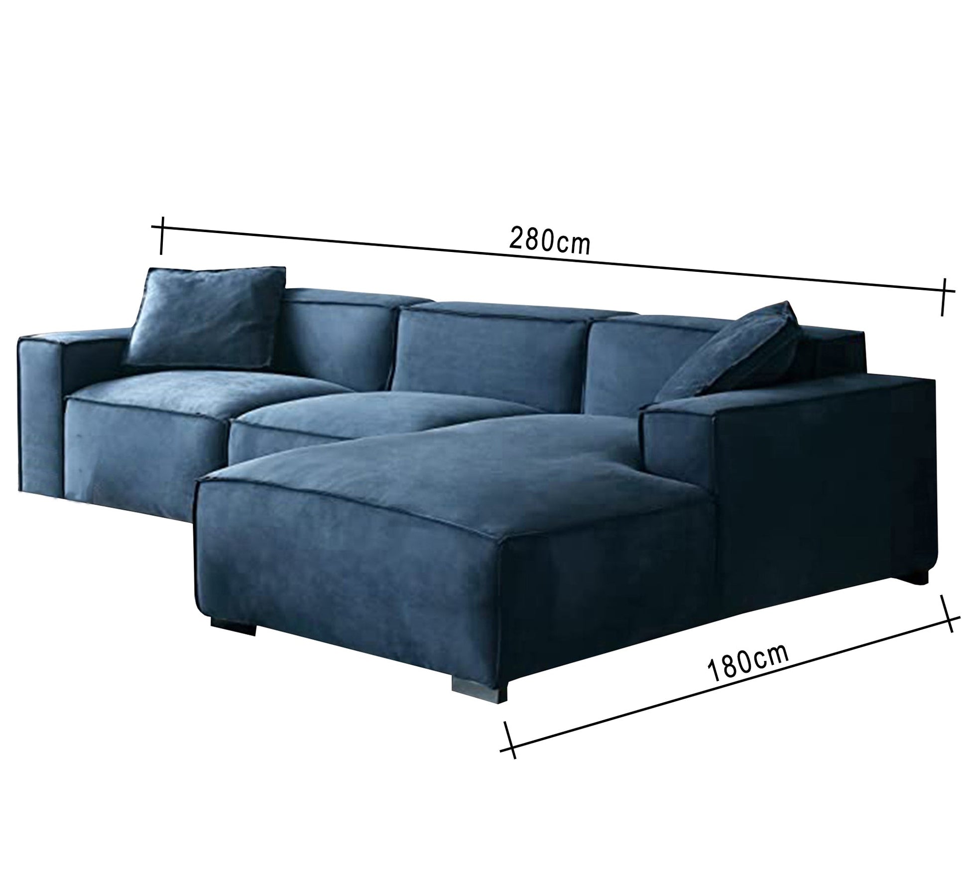 Blue living room Corner - Vitrine Furniture - Furniture