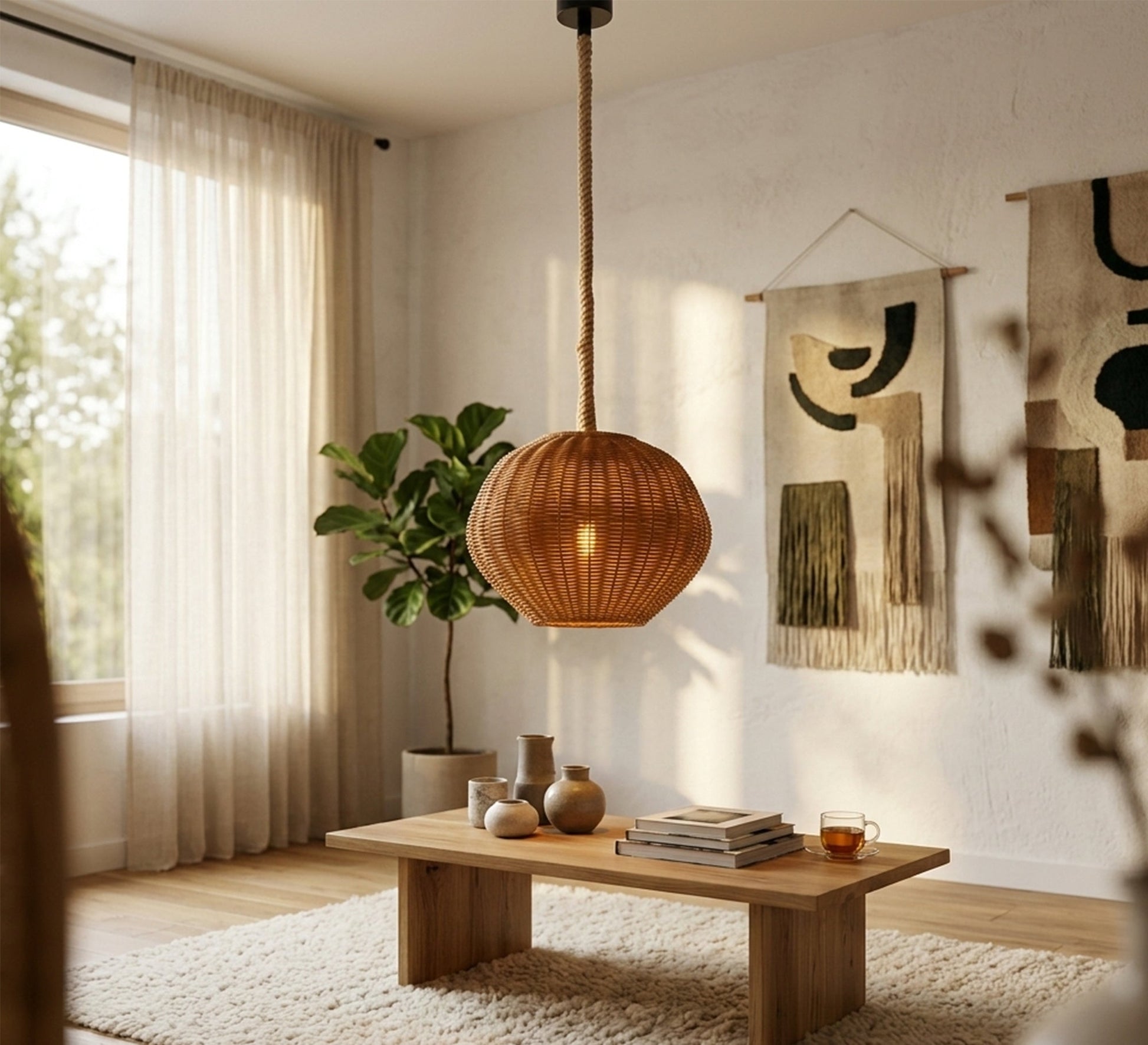 Bohemian chandelier with a spherical design - Vitrine Furniture - Ceiling lights
