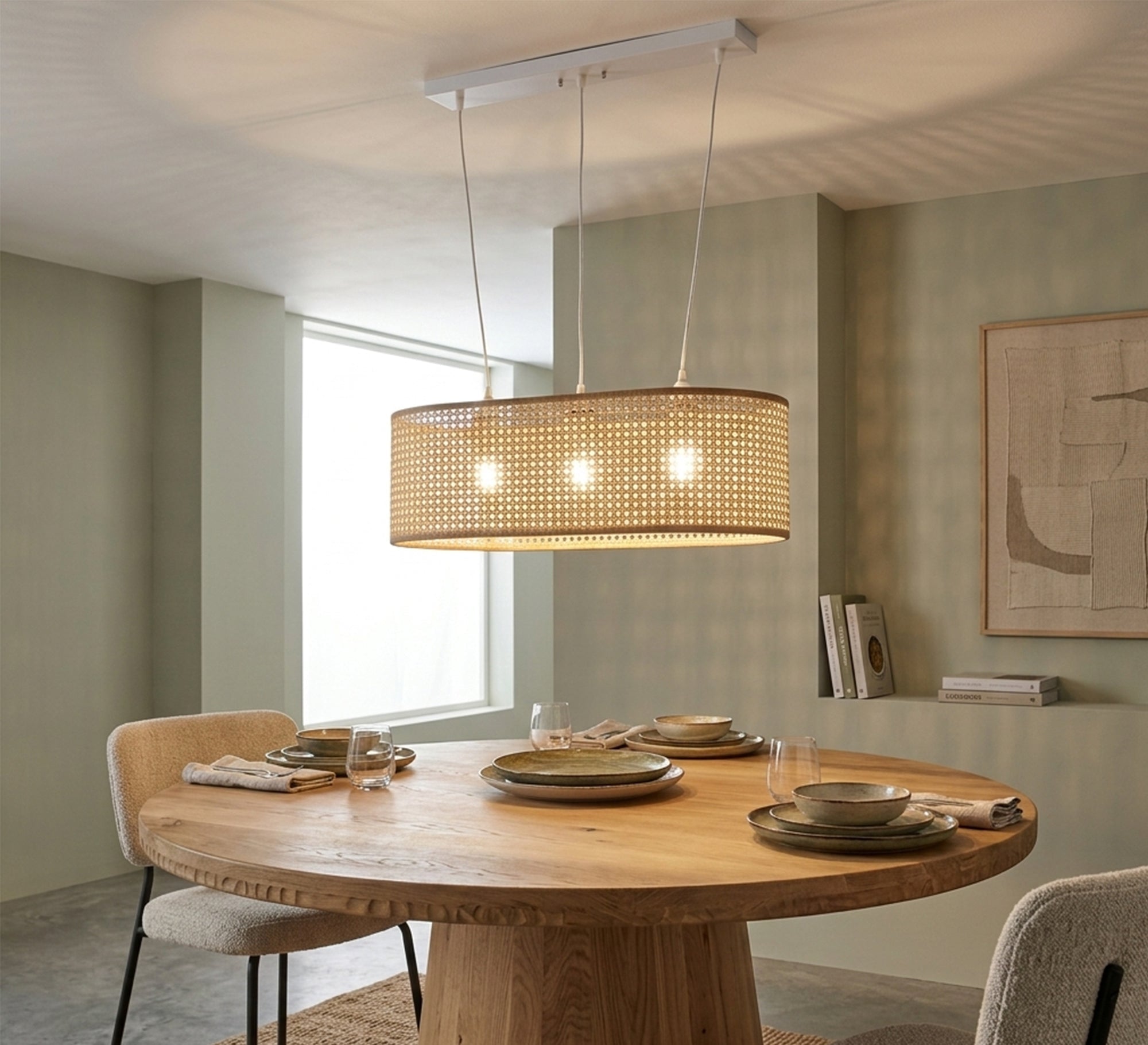 Bohemian oval chandelier - Vitrine Furniture - Ceiling lights