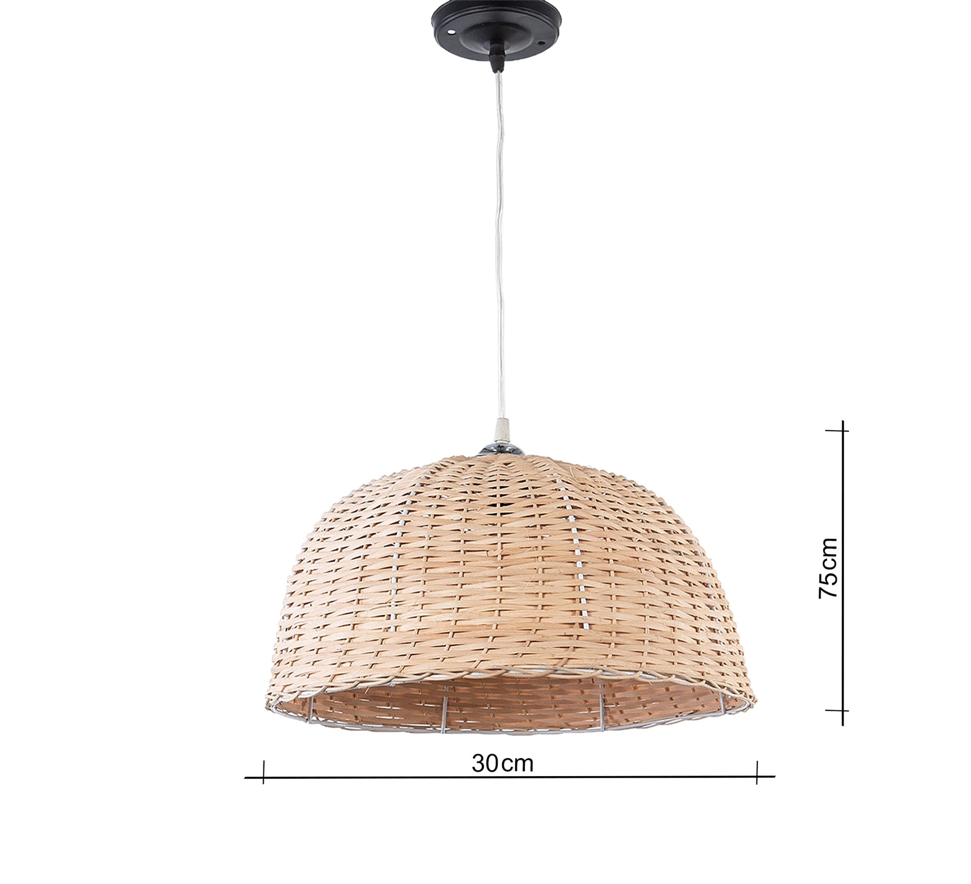Bohemian rattan pendant light - Vitrine Furniture - Lighting