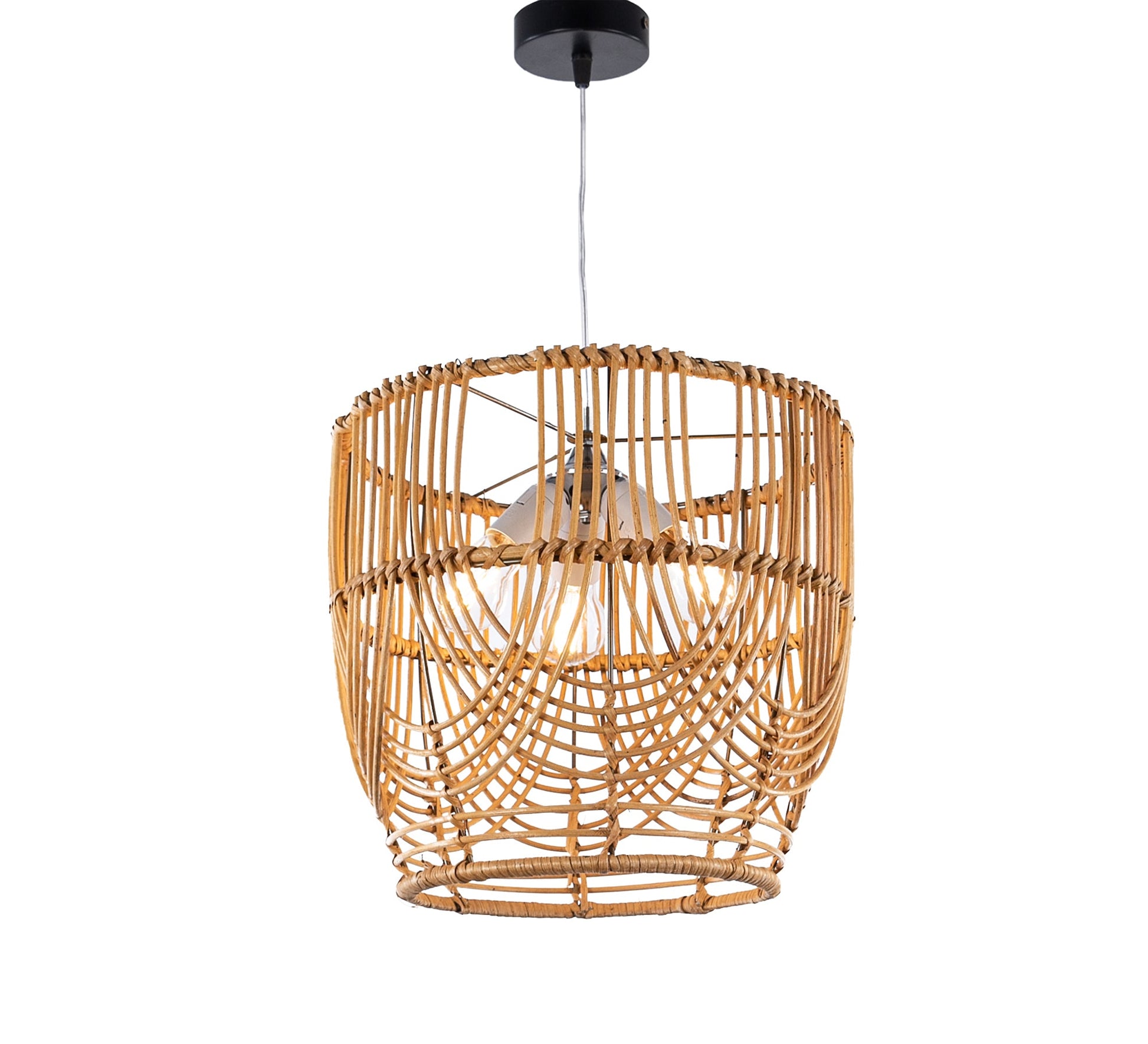 Bohemian rattan pendant light - Vitrine Furniture - Lighting