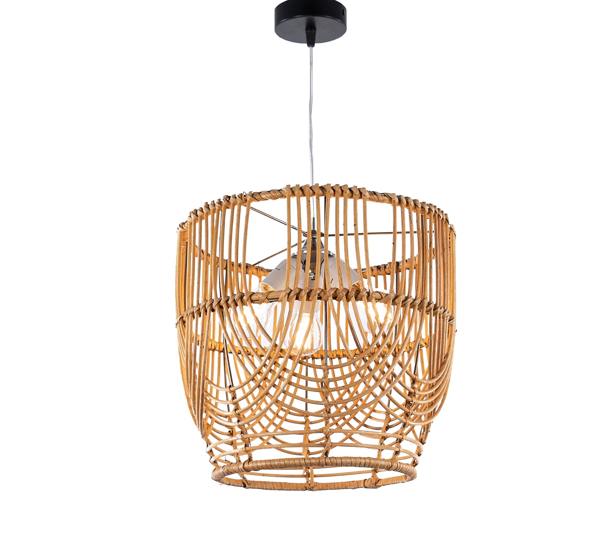 Bohemian rattan pendant light - Vitrine Furniture - Lighting