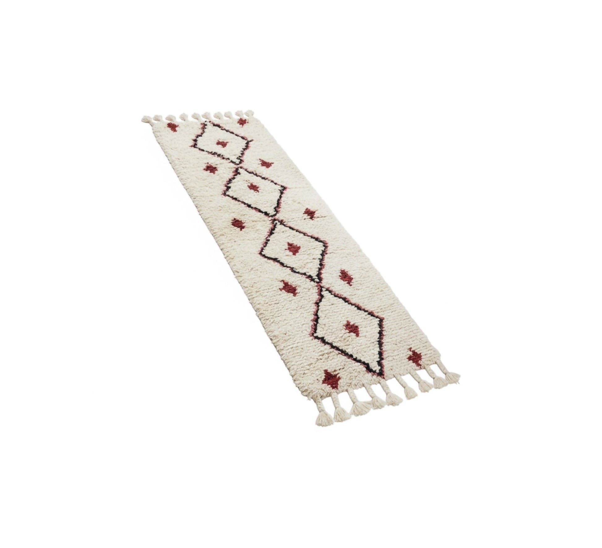 Bohemian runner rug with soft red patterns - Vitrine Furniture - Accessories