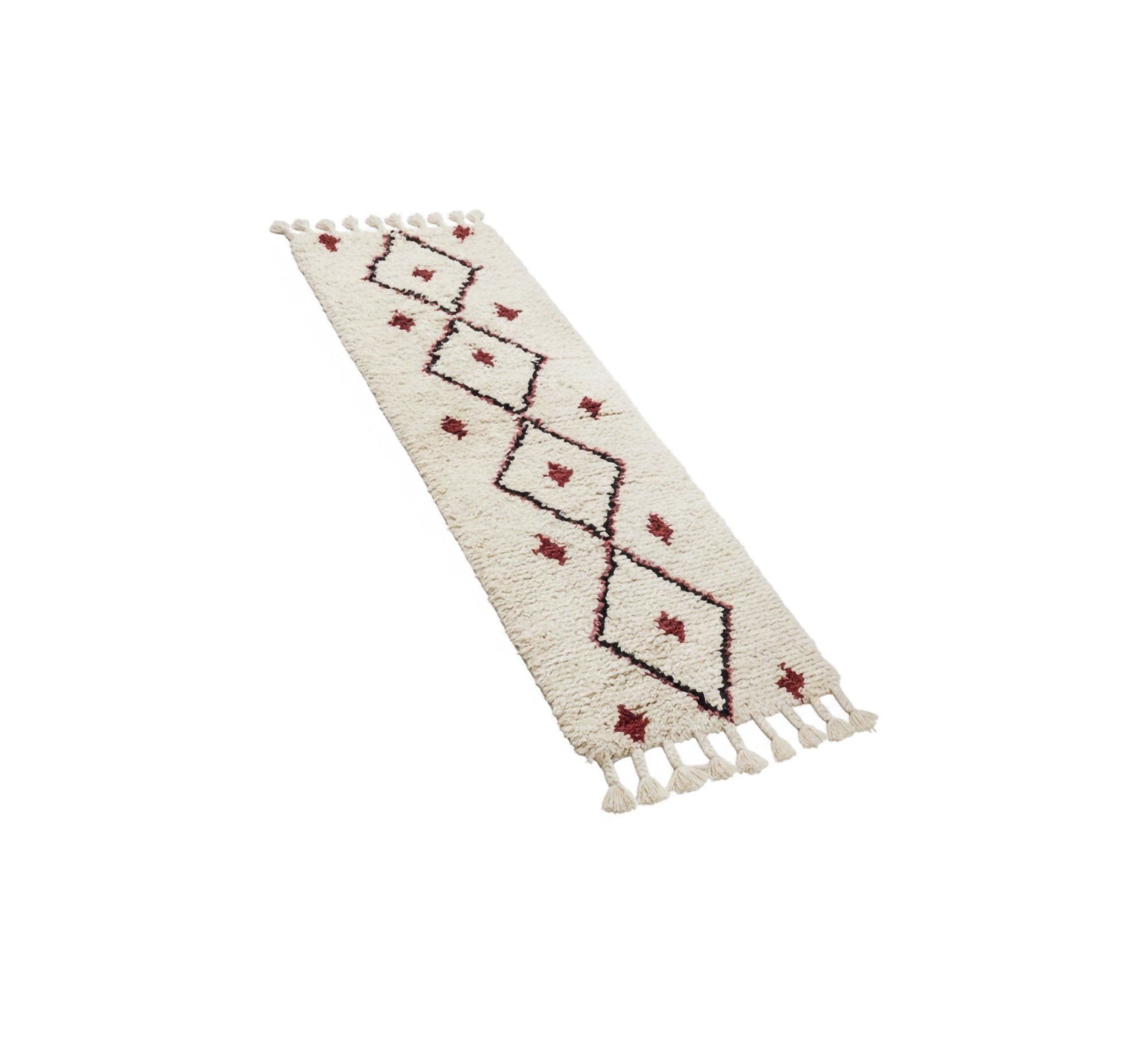 Bohemian runner rug with soft red patterns - Vitrine Furniture - Accessories