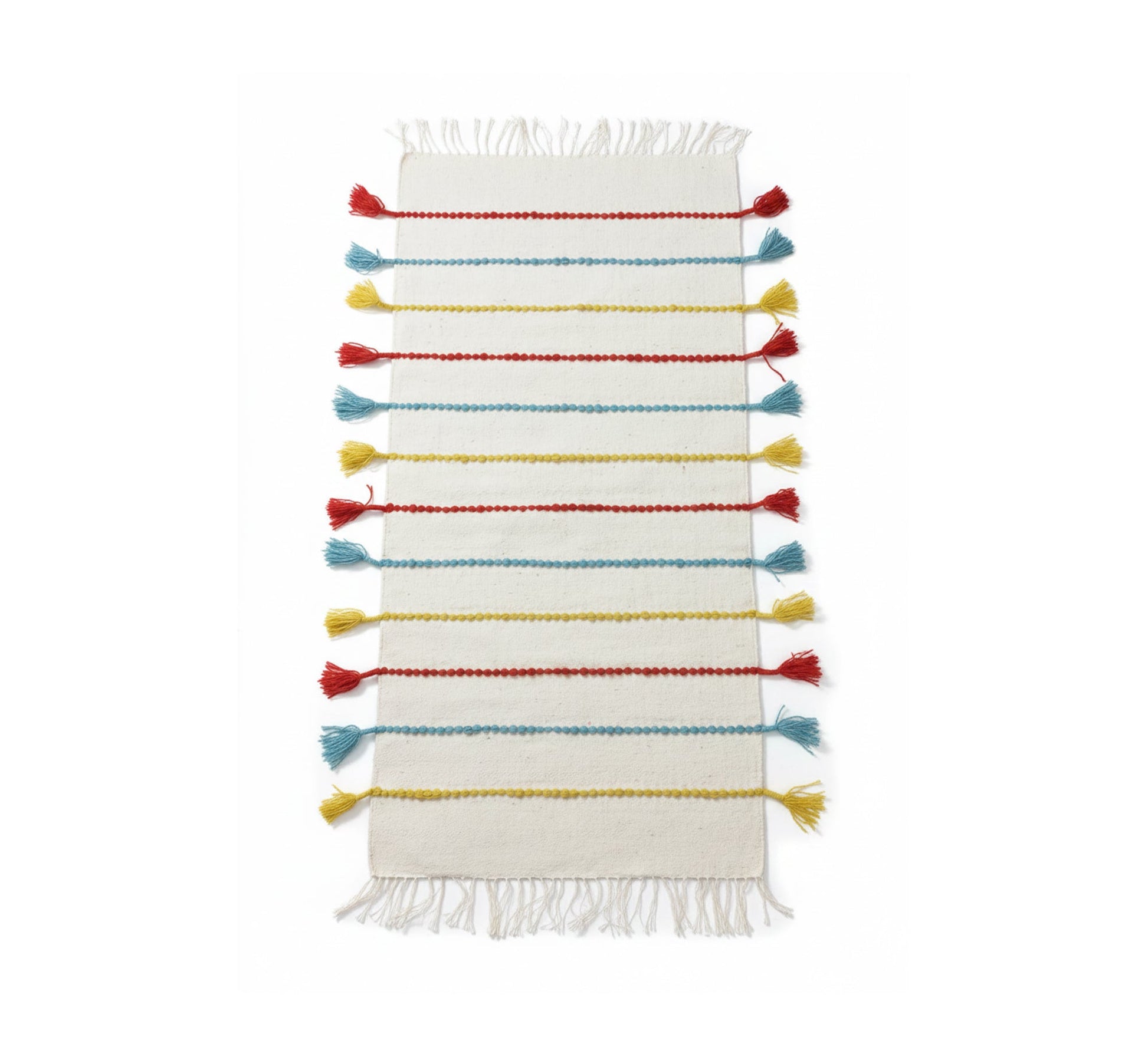 Bohemian striped rug in multiple colors - Vitrine Furniture - Accessories
