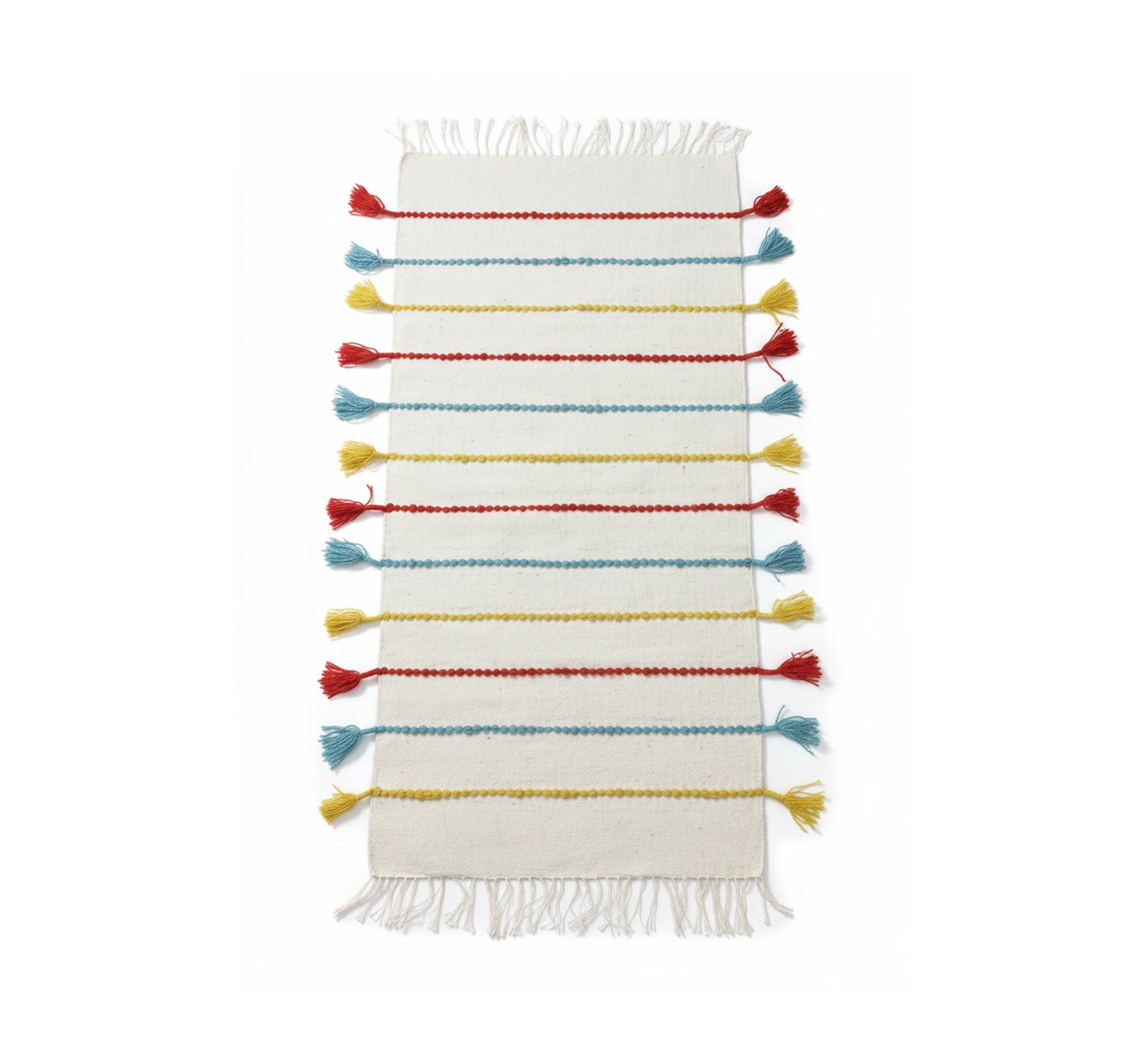 Bohemian striped rug in multiple colors - Vitrine Furniture - Accessories