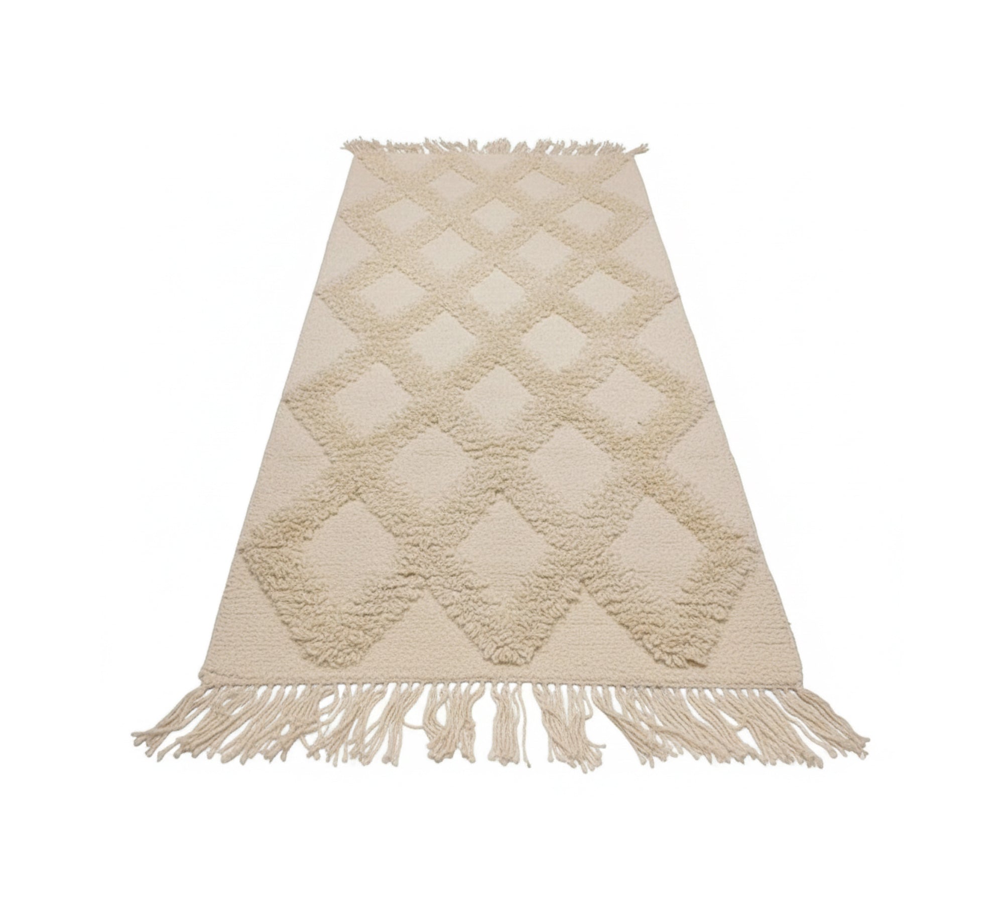 Bohemian - style rug with horizontal stripes - Vitrine Furniture - Accessories