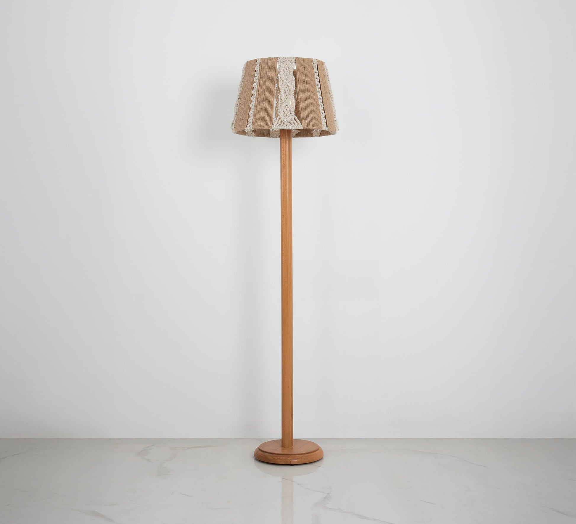 Bohemian - style wooden lamp - Vitrine Furniture - Floor lamps