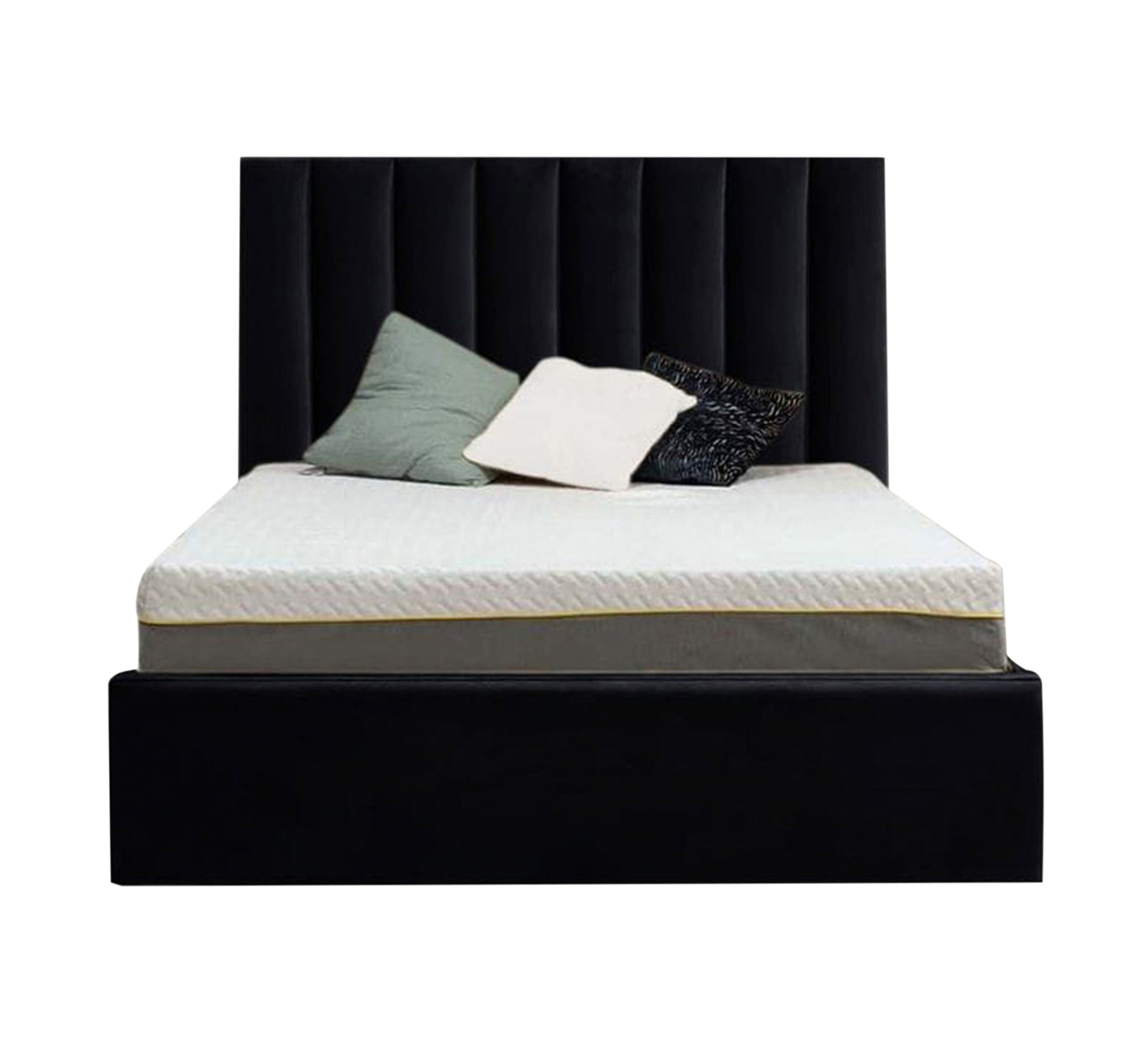 Bold black bed - Vitrine Furniture - Furniture