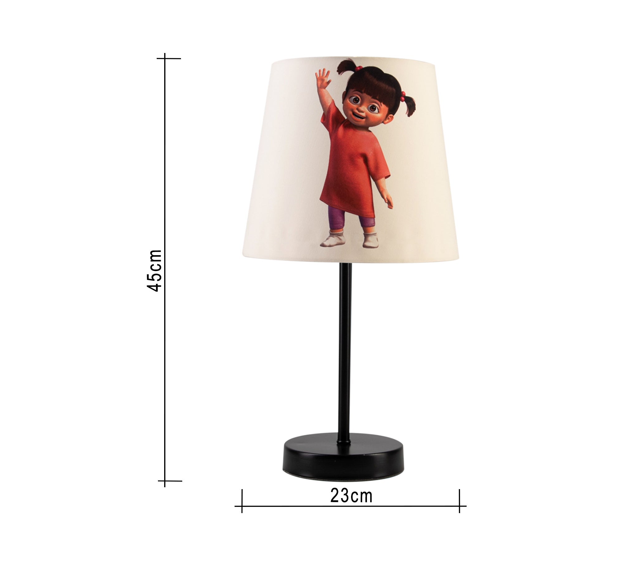Boo Lamp: A touch of innocence for your child's room with a black base - Vitrine Furniture - Lighting