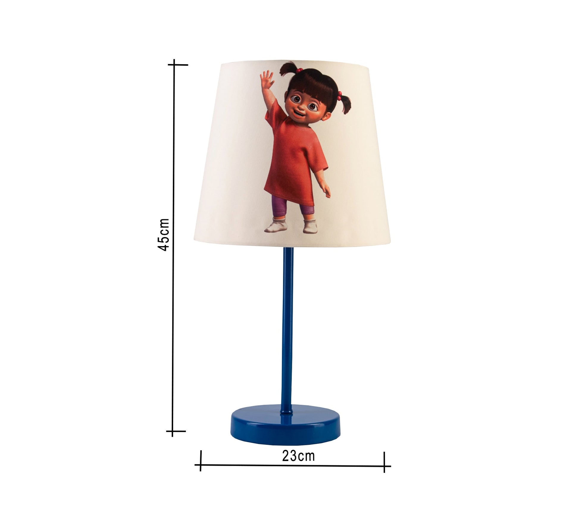 Boo Lamp: A touch of innocence for your child's room with a blue base - Vitrine Furniture - Lighting
