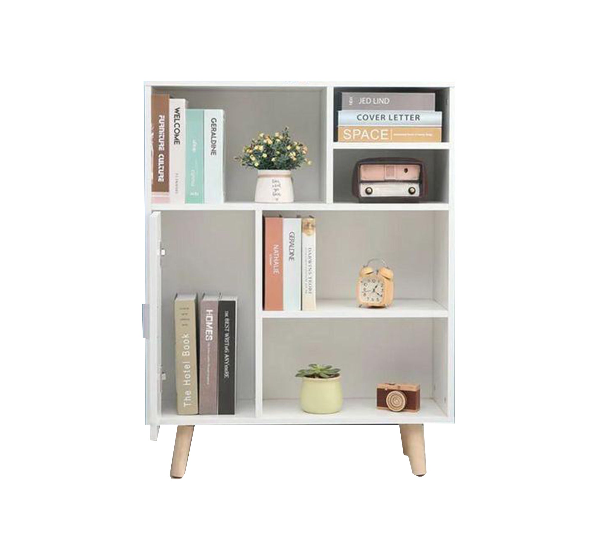 Bookcase with doors and shelves - Vitrine Furniture - Furniture