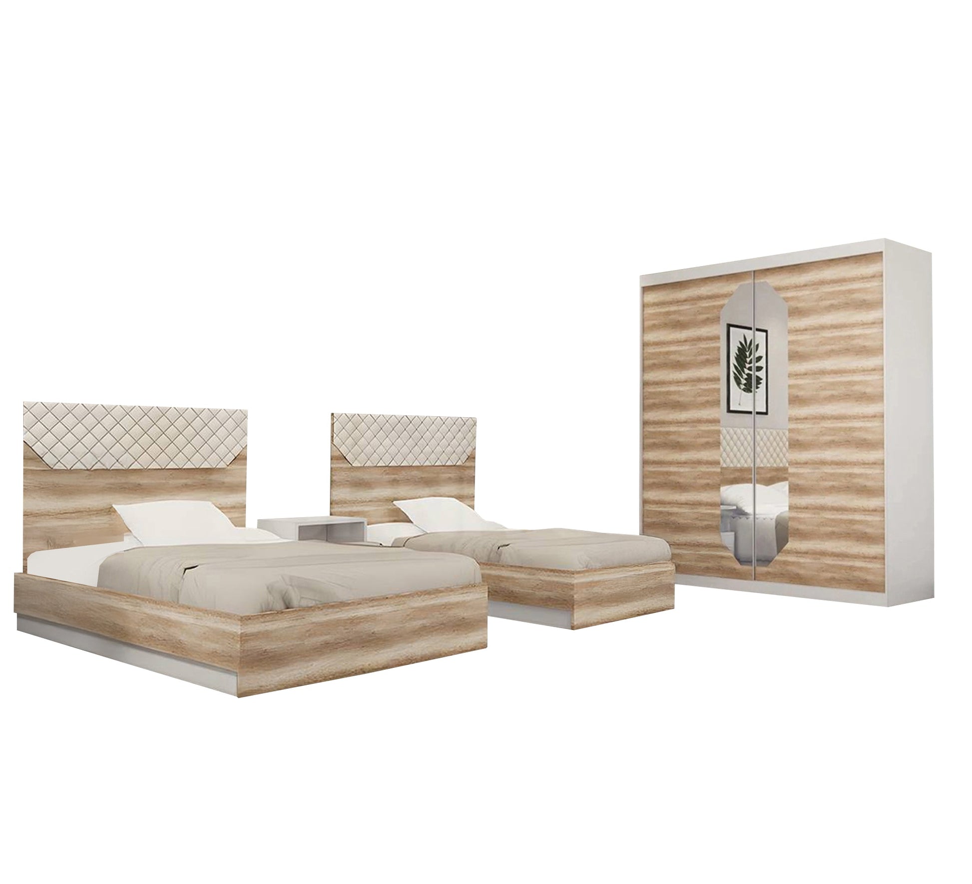 Boys' bedroom with sliding wardrobe - Vitrine Furniture - Furniture