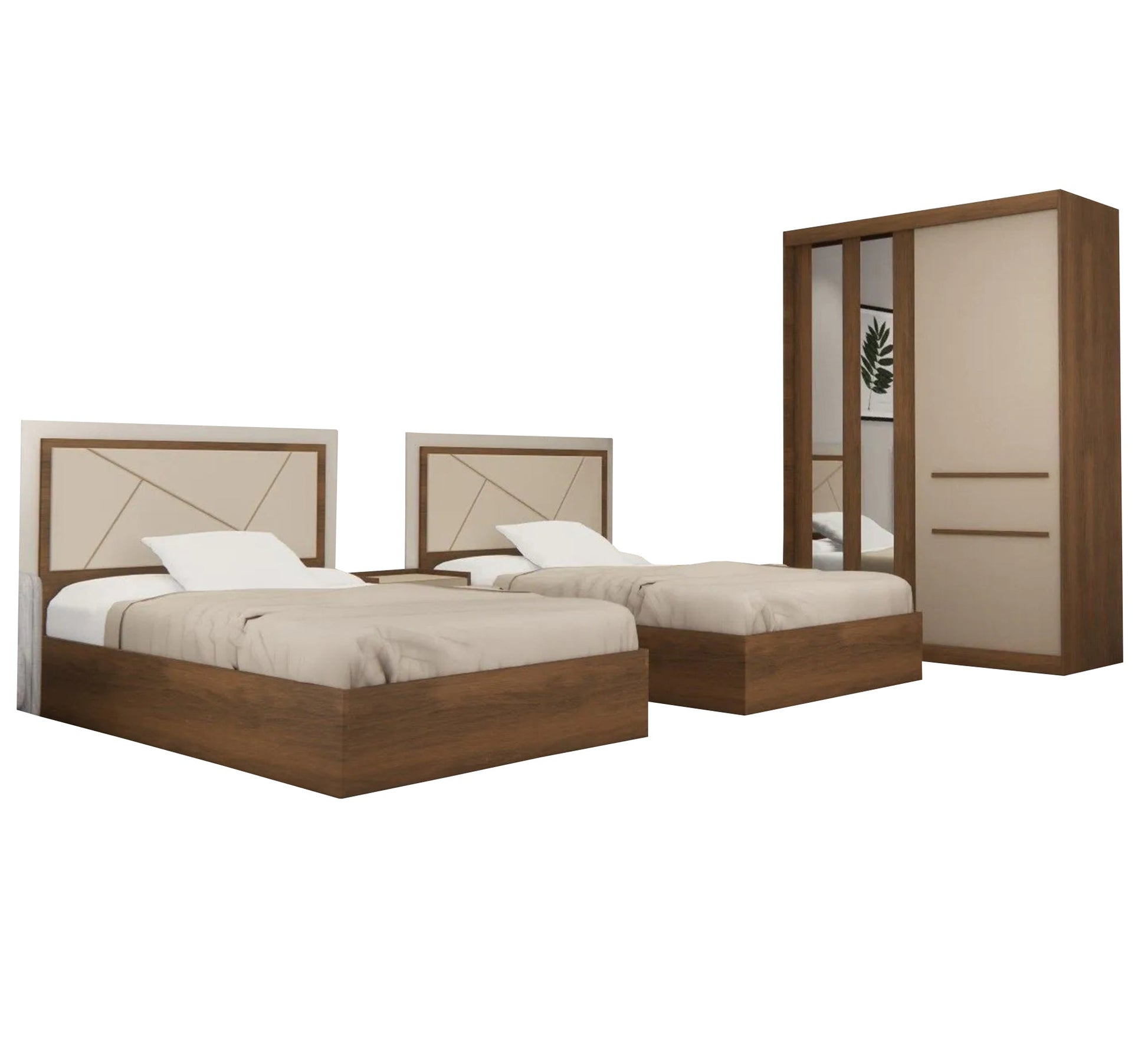 Boys' bedroom with two beds - Vitrine Furniture - Furniture