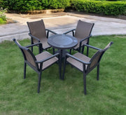 Brown and black outdoor seating set, elegant and practical - Vitrine Furniture - Outdoor Products