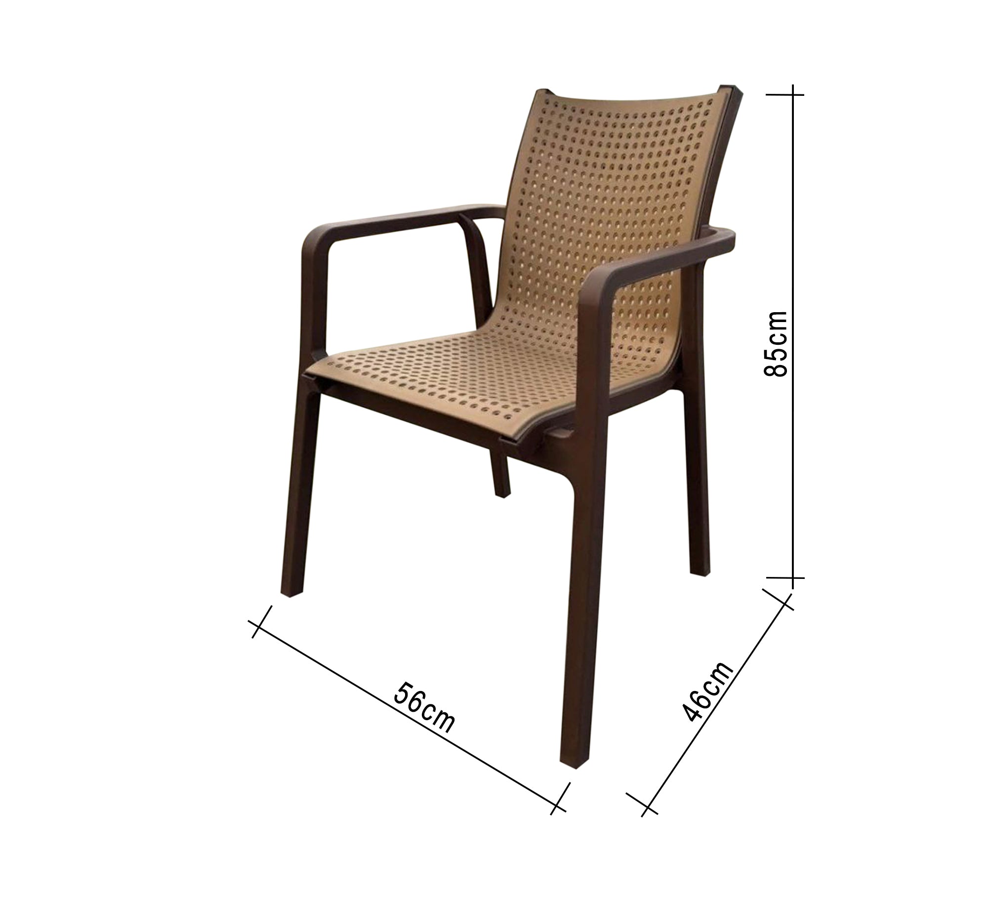 Brown and black outdoor seating set, elegant and practical - Vitrine Furniture - Outdoor Products