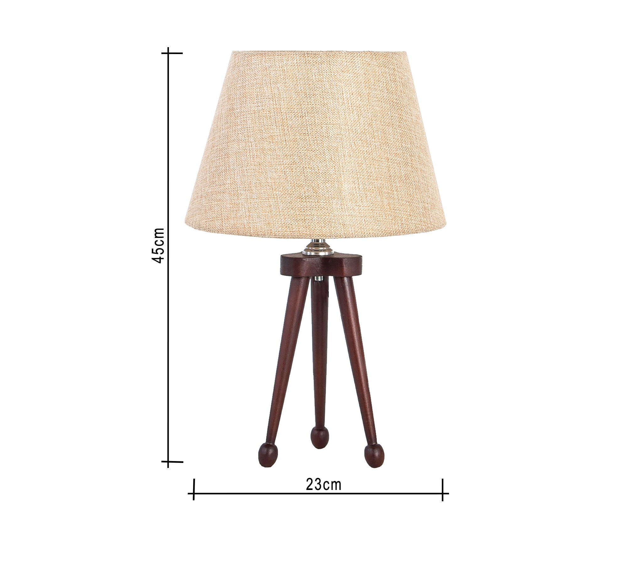 Brown base lamp with three legs - Vitrine Furniture - Lighting