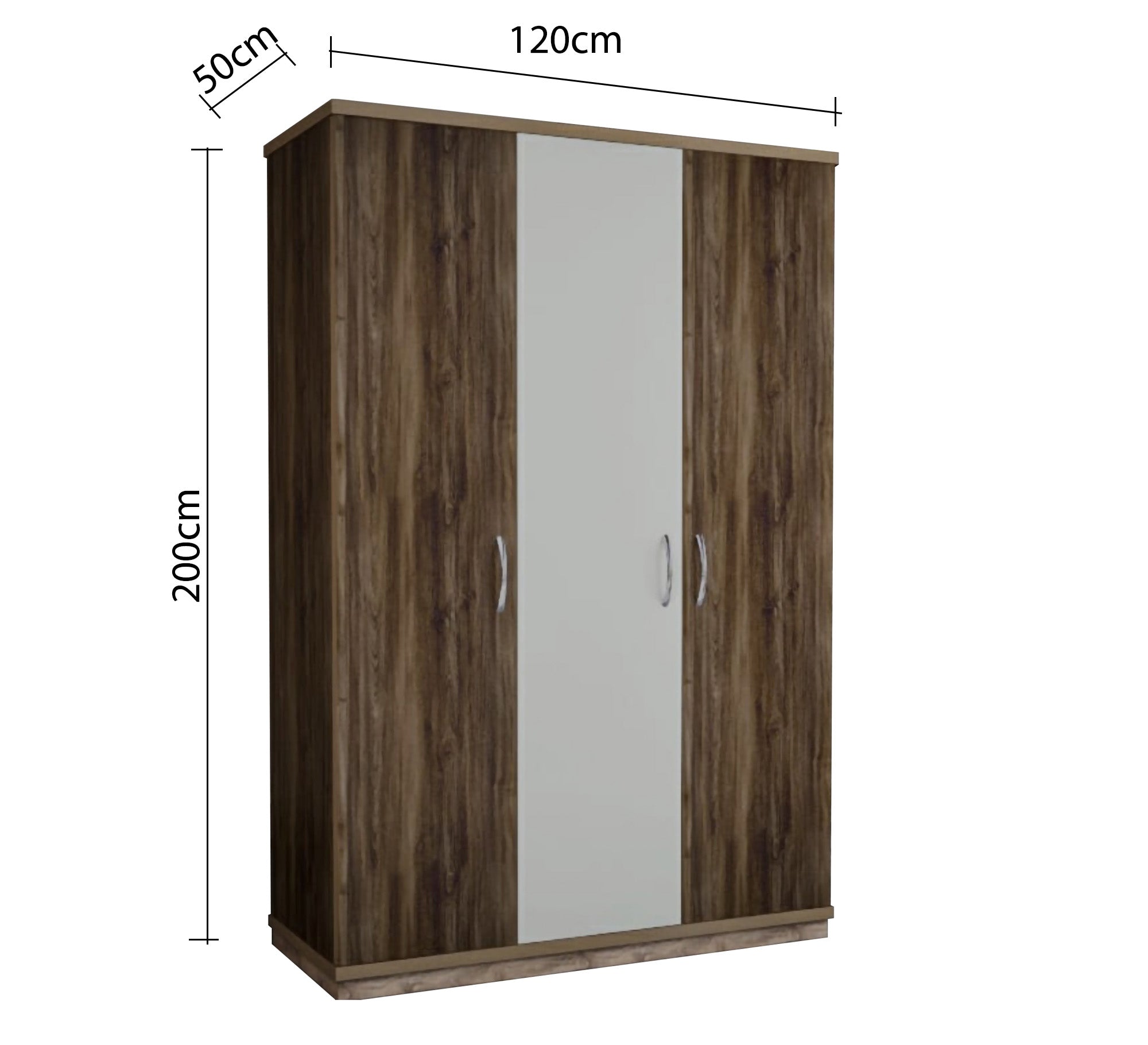 Brown bedroom with two beds - Vitrine Furniture - Bed Sets