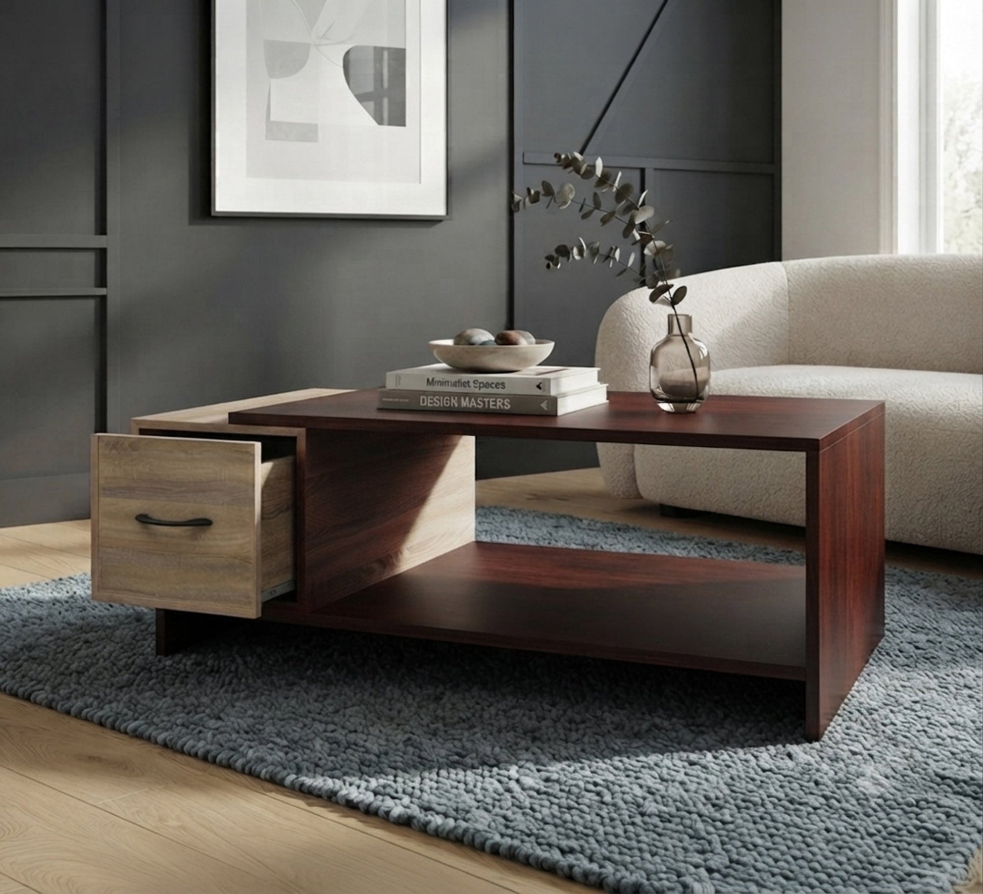 Brown beige table - Vitrine Furniture - Coffee Tables