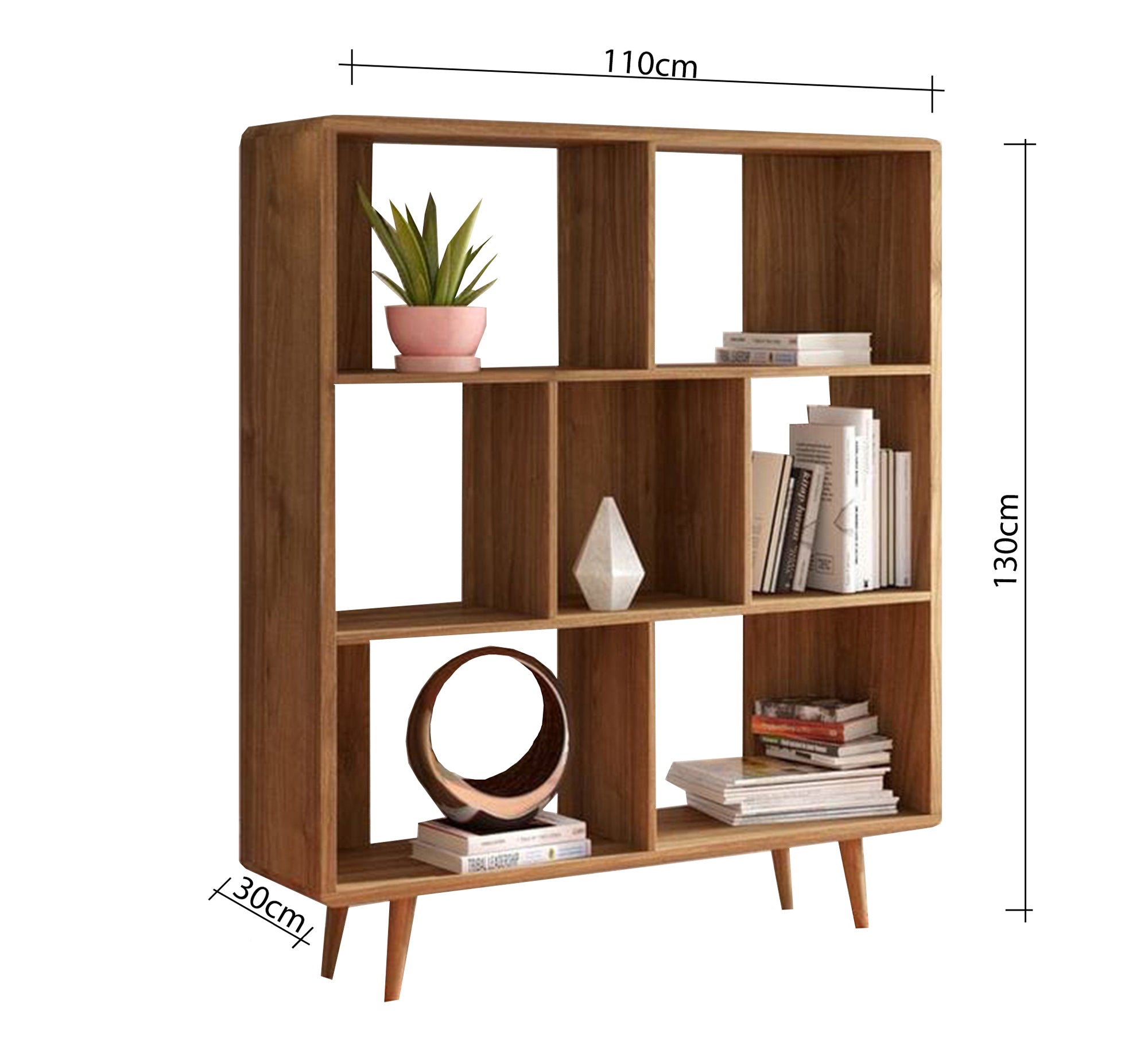 Brown bookcase - Vitrine Furniture - Furniture
