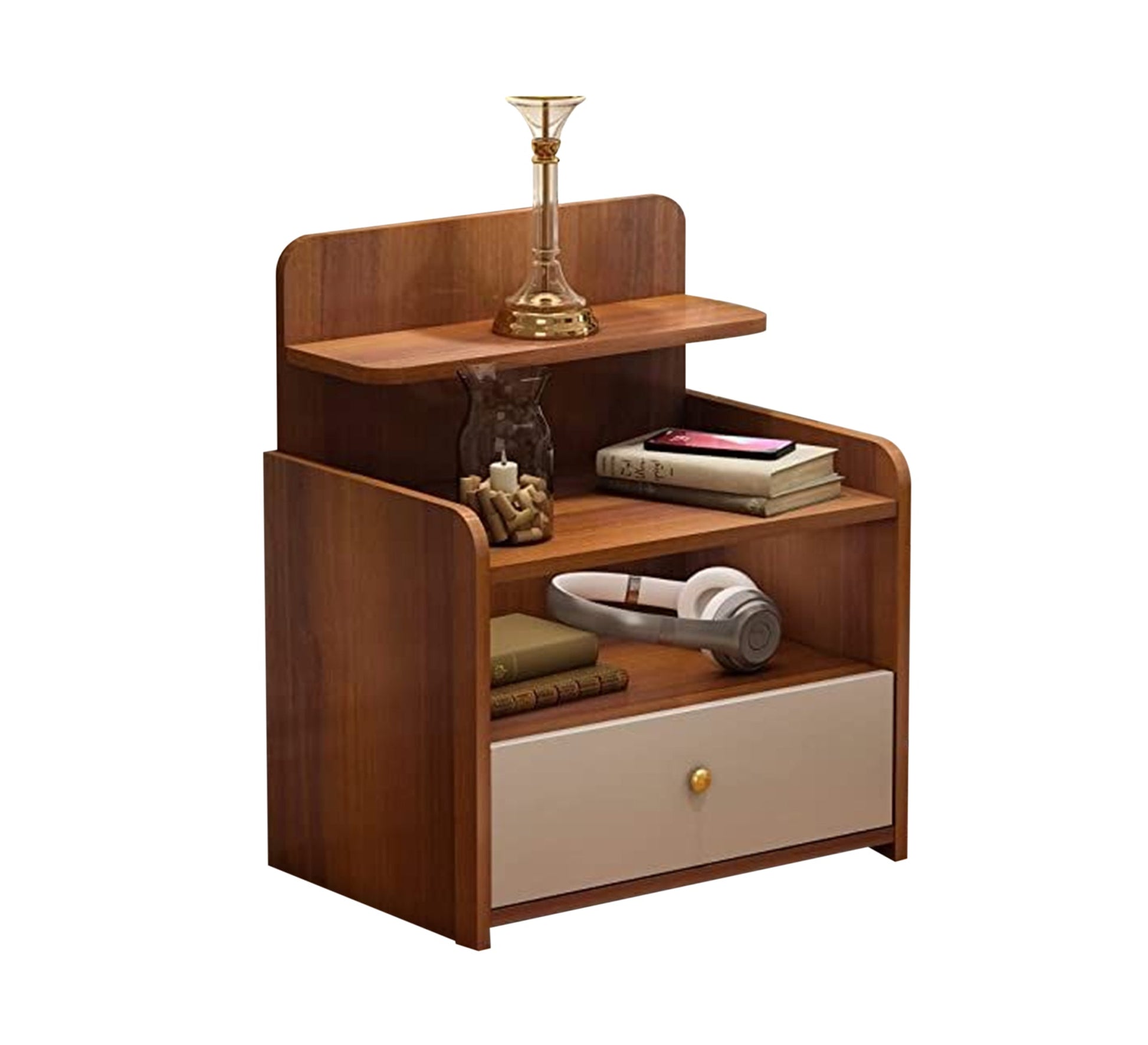 Brown chest of drawers, distinctive design - Vitrine Furniture - Furniture