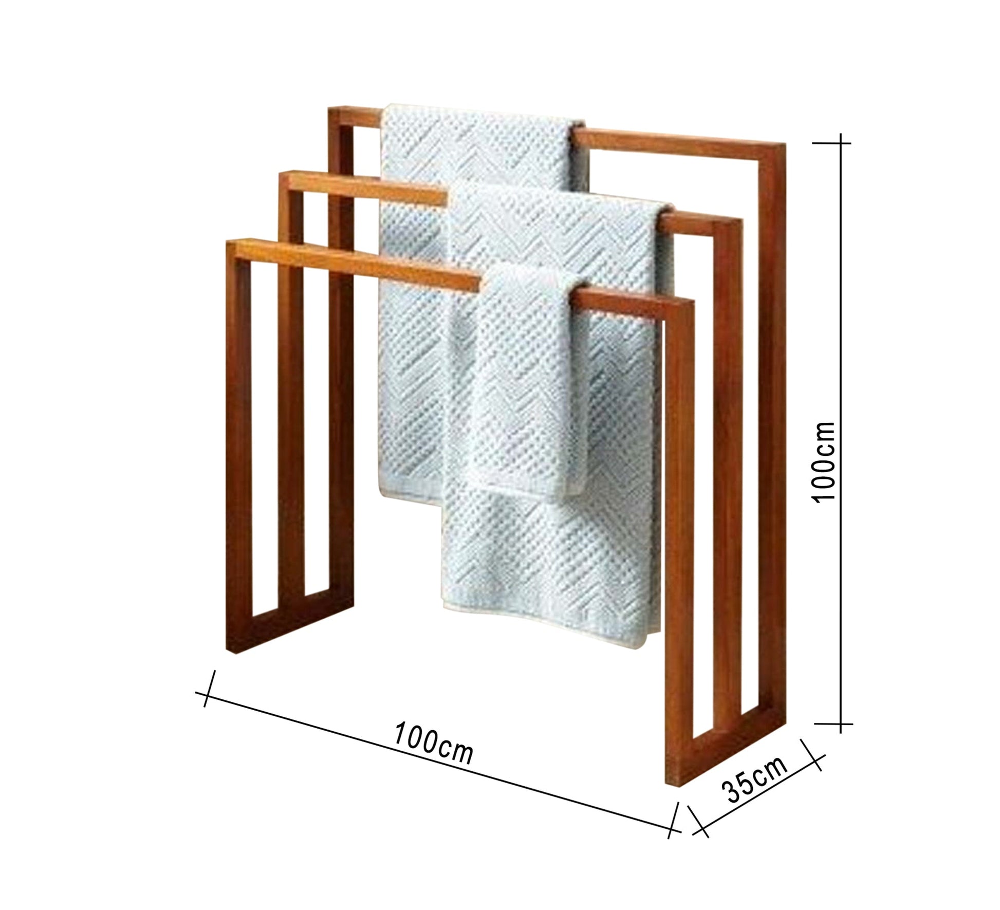 Brown Clothes Rack - Vitrine Furniture - Furniture