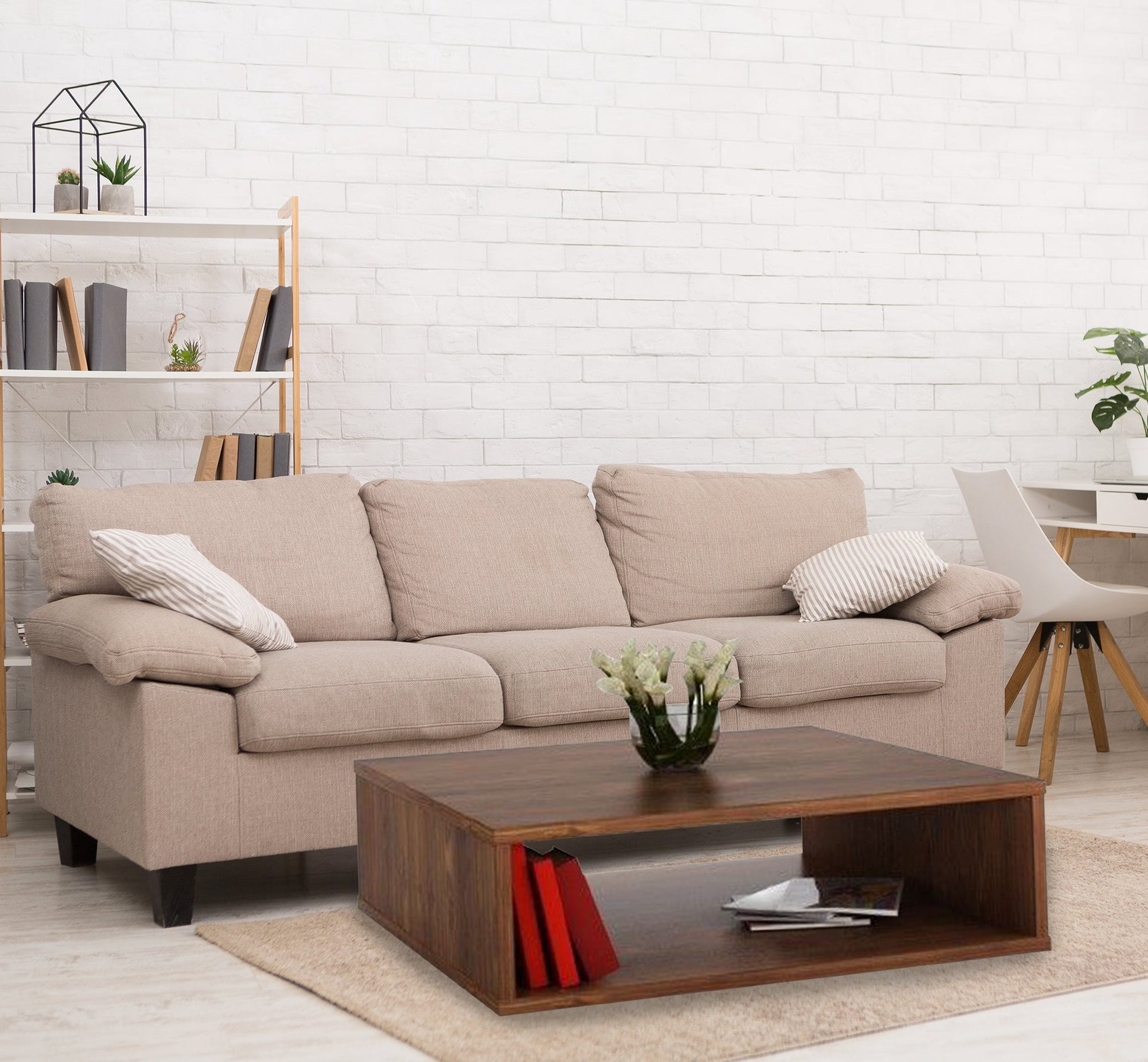 Brown coffee table - Vitrine Furniture - Furniture