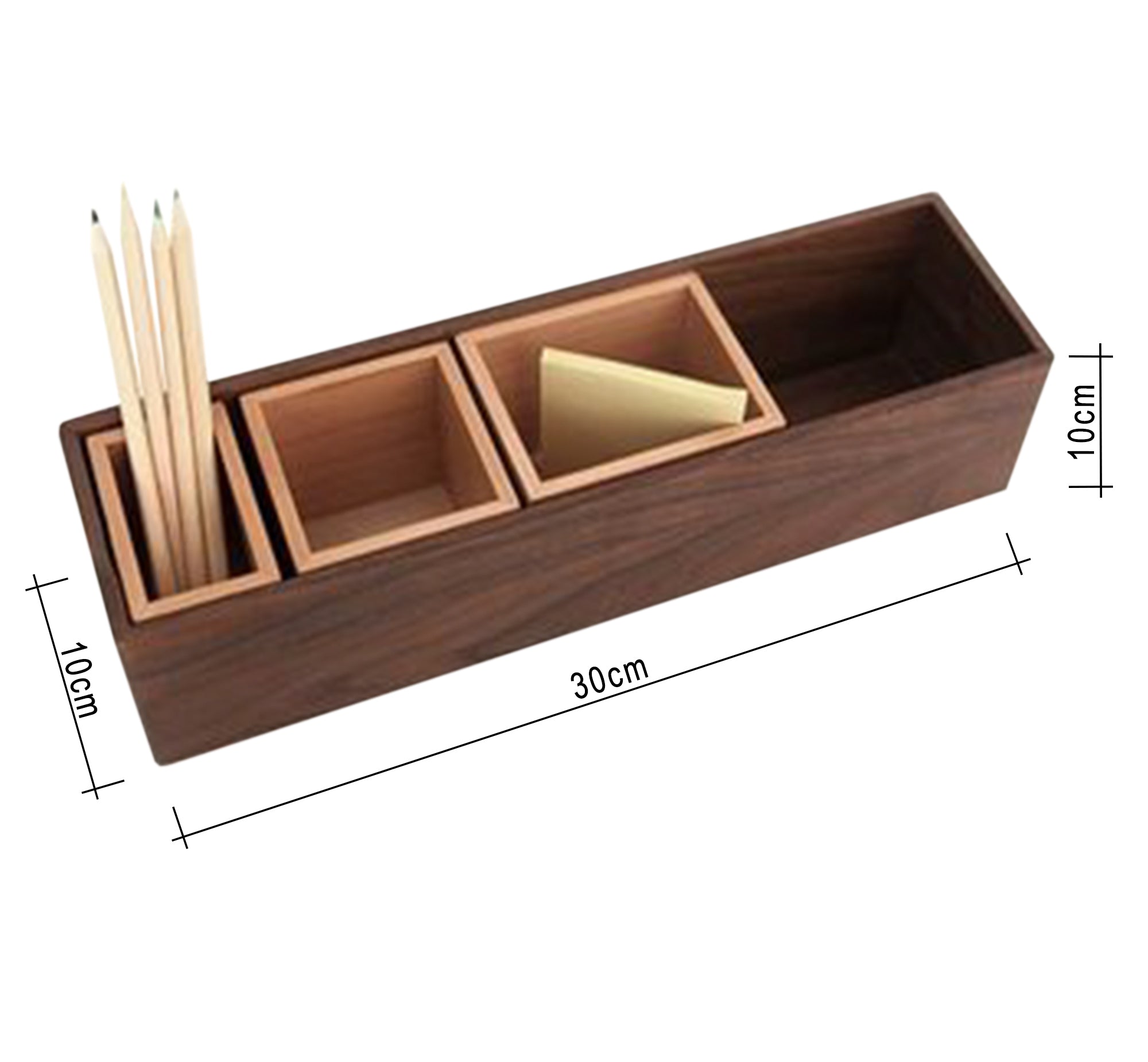 Brown desk organizer - Vitrine Furniture - Furniture