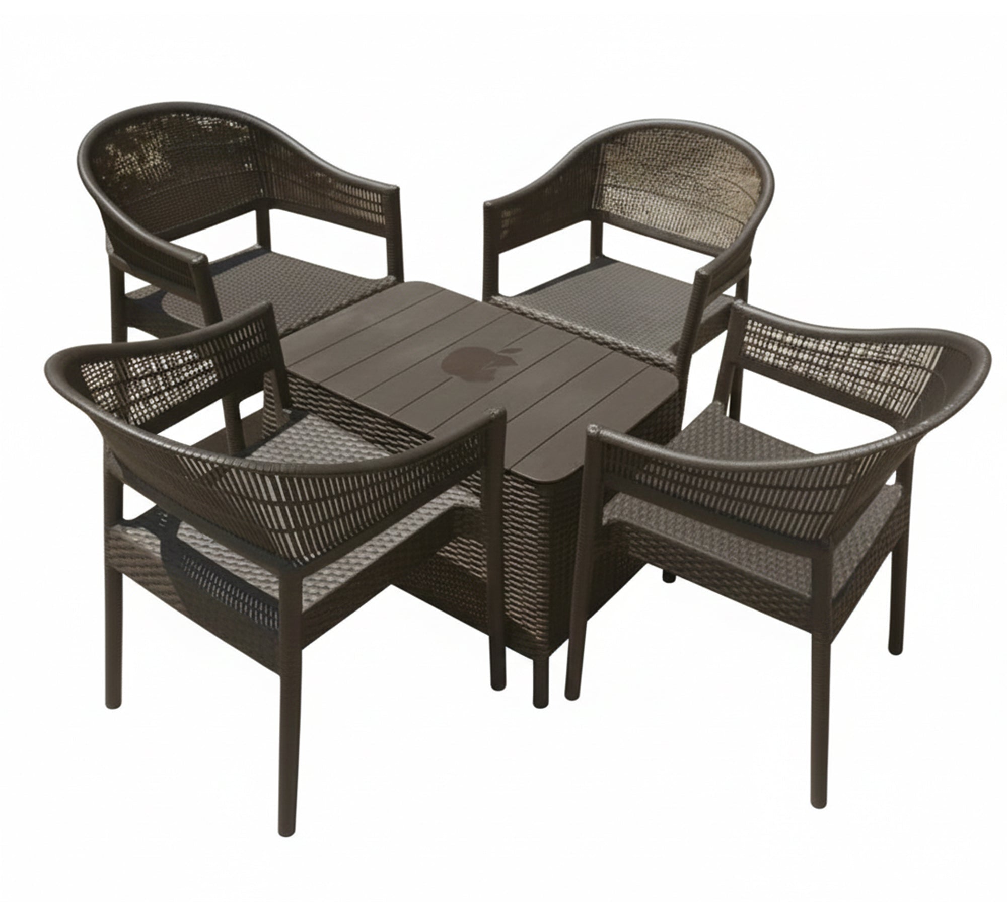 Brown, elegant, durable, practical, outdoor patio set - Vitrine Furniture - Outdoor Products