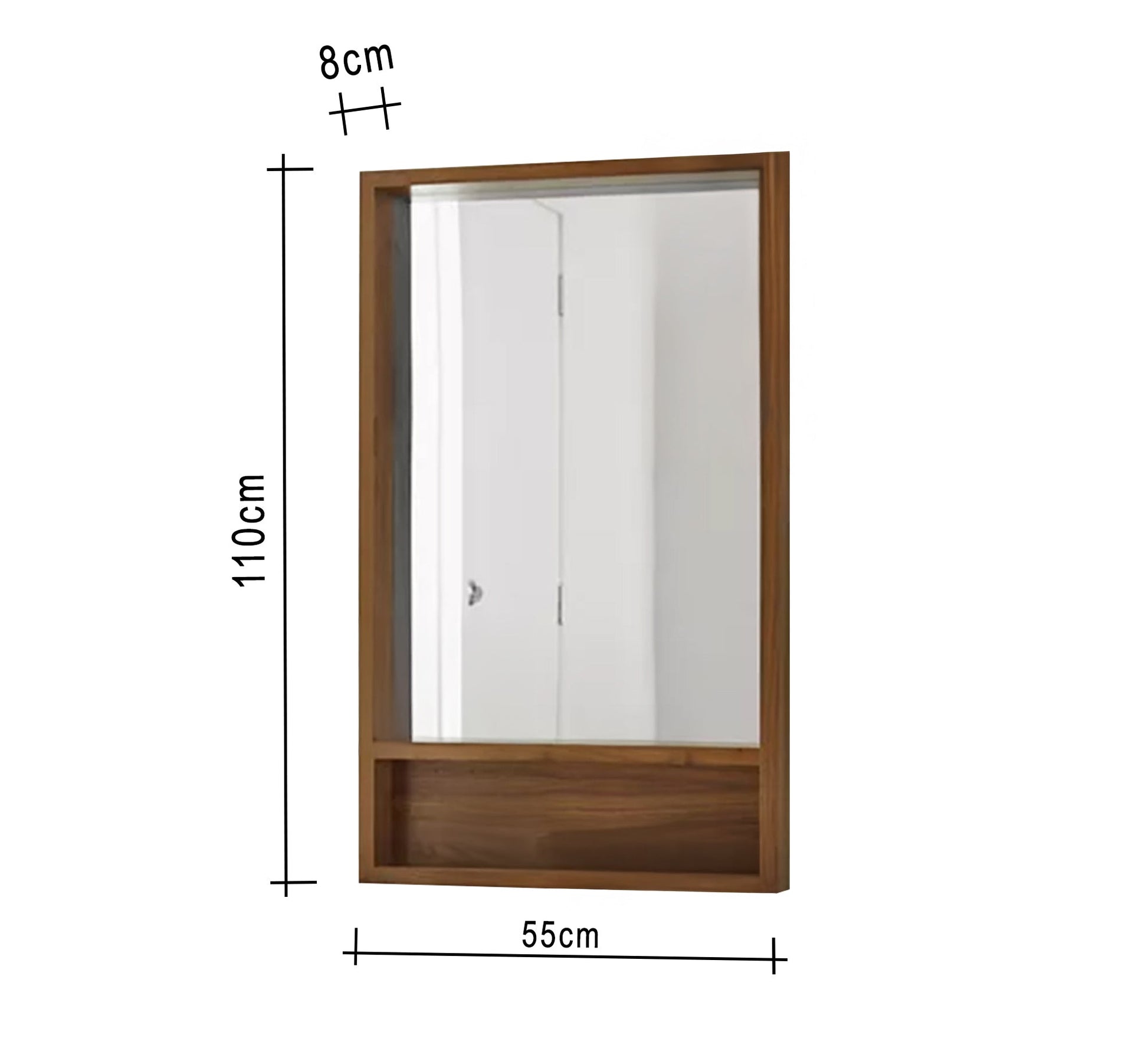 Brown entryway mirror - Vitrine Furniture - Décor