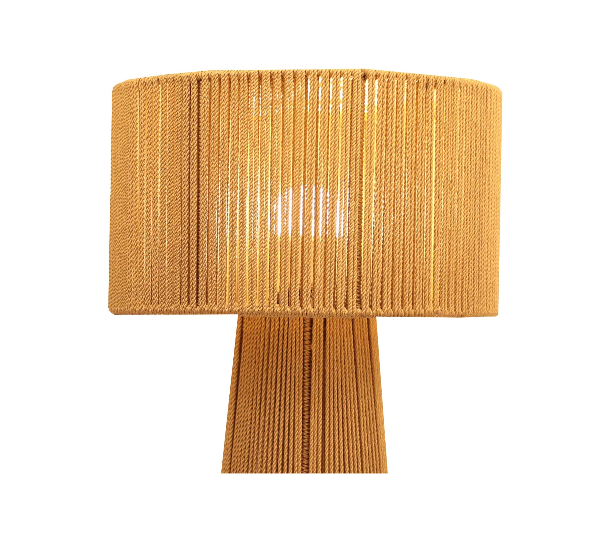 Brown fabric table lamp - Vitrine Furniture - Lighting