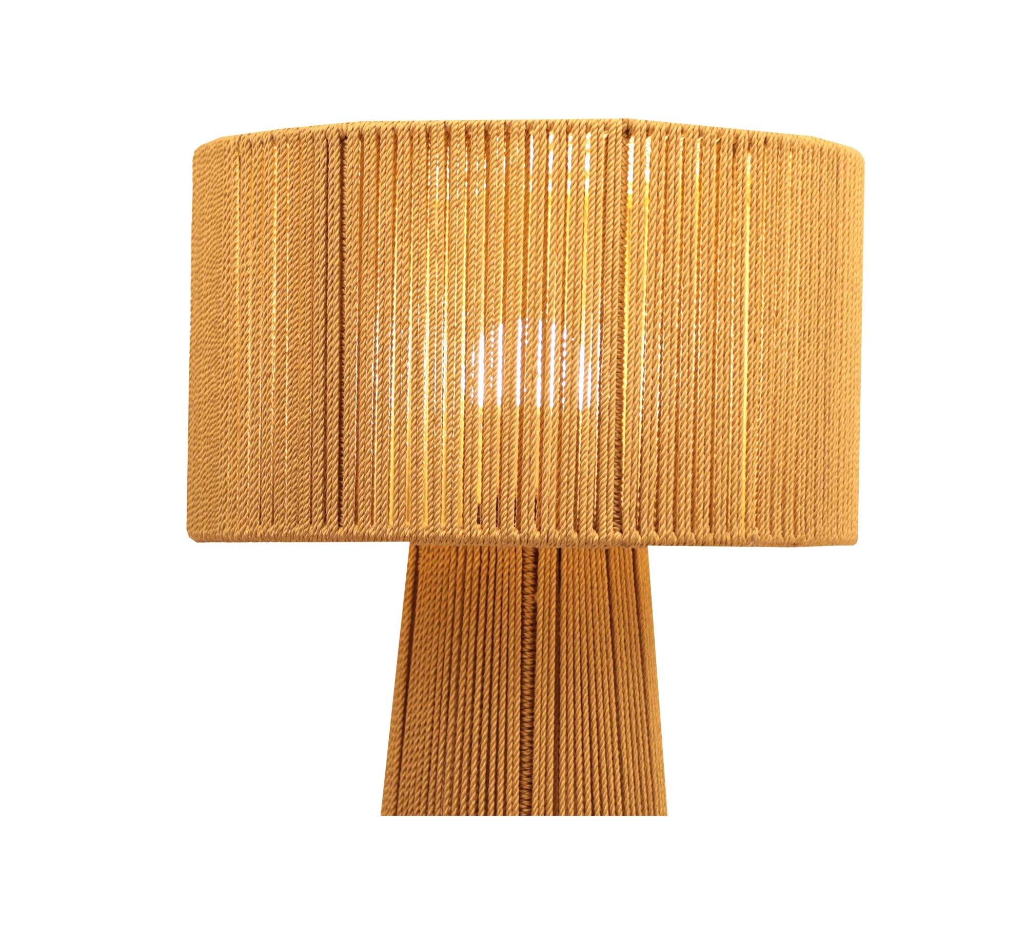 Brown fabric table lamp - Vitrine Furniture - Lighting