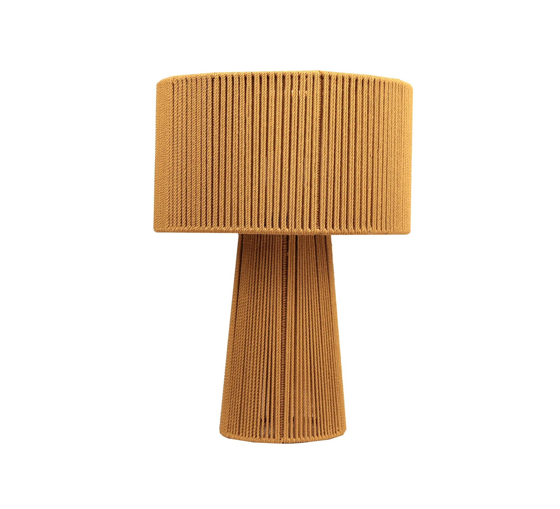 Brown fabric table lamp - Vitrine Furniture - Lighting