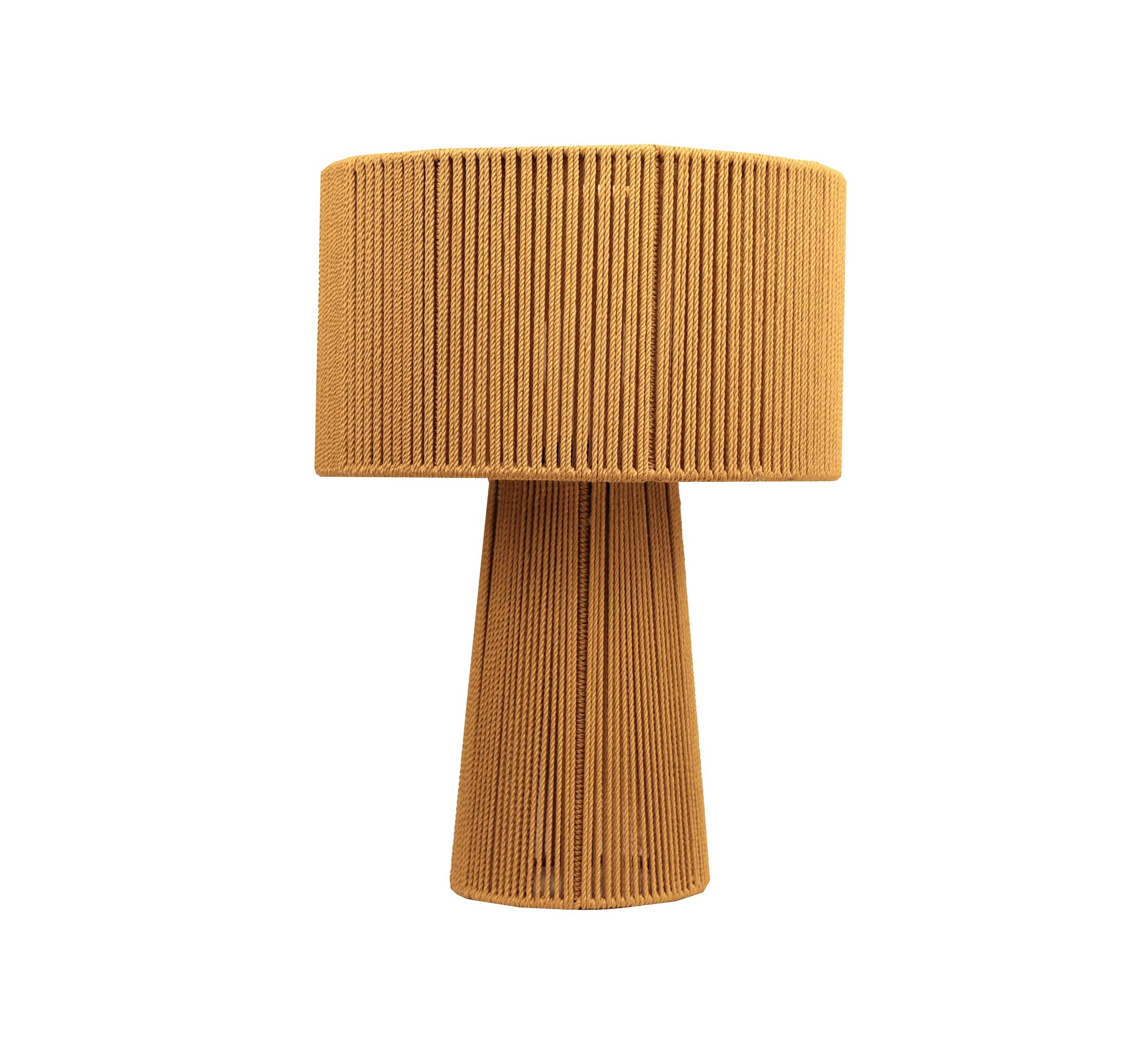 Brown fabric table lamp - Vitrine Furniture - Lighting