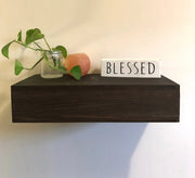 Brown hanging shelf - Vitrine Furniture - Décor