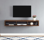 Brown hanging TV unit - Vitrine Furniture - Furniture