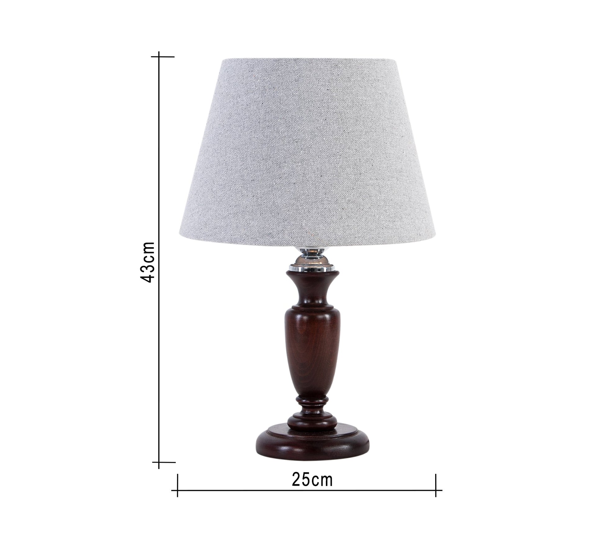 Brown lampshade with beige shade - Vitrine Furniture - Lighting