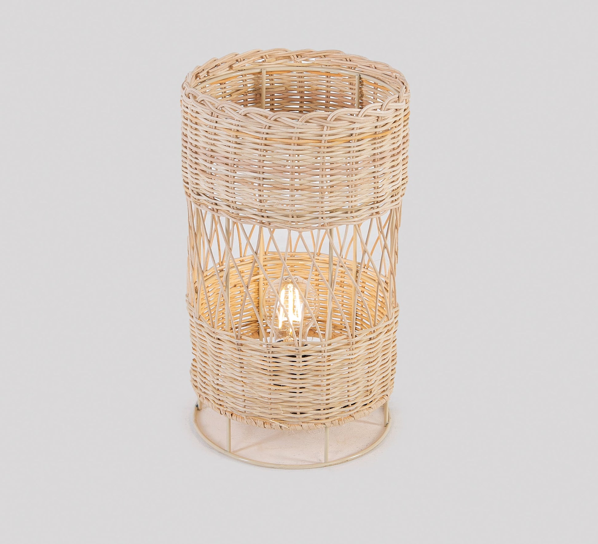 Brown lampshade with gray shade - Vitrine Furniture - Lighting