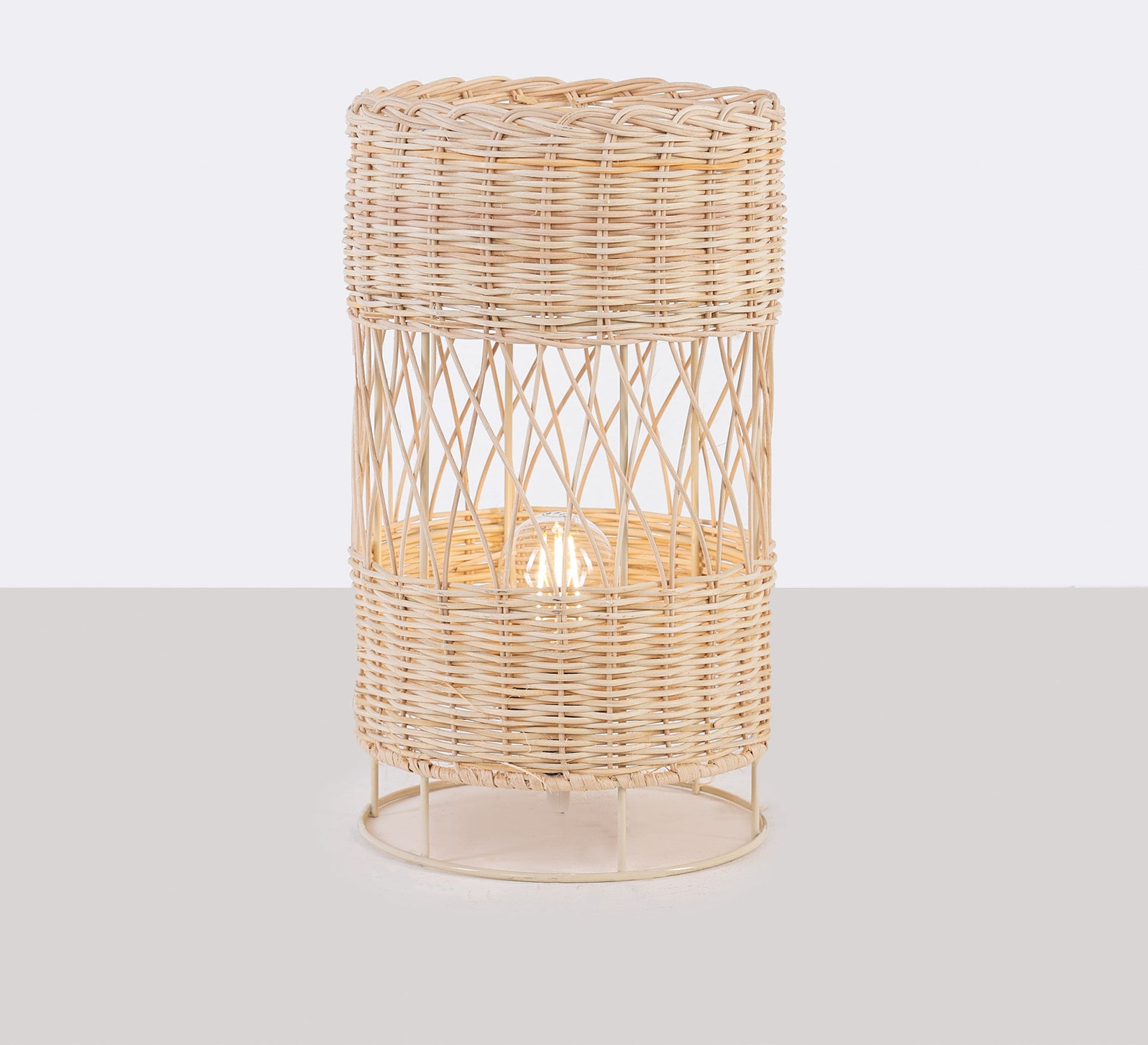 Brown lampshade with gray shade - Vitrine Furniture - Lighting