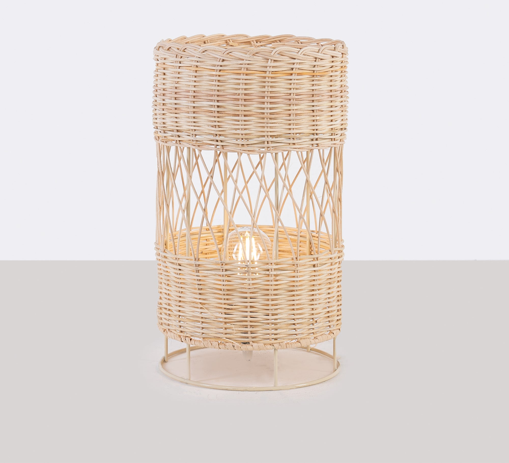 Brown lampshade with gray shade - Vitrine Furniture - Lighting