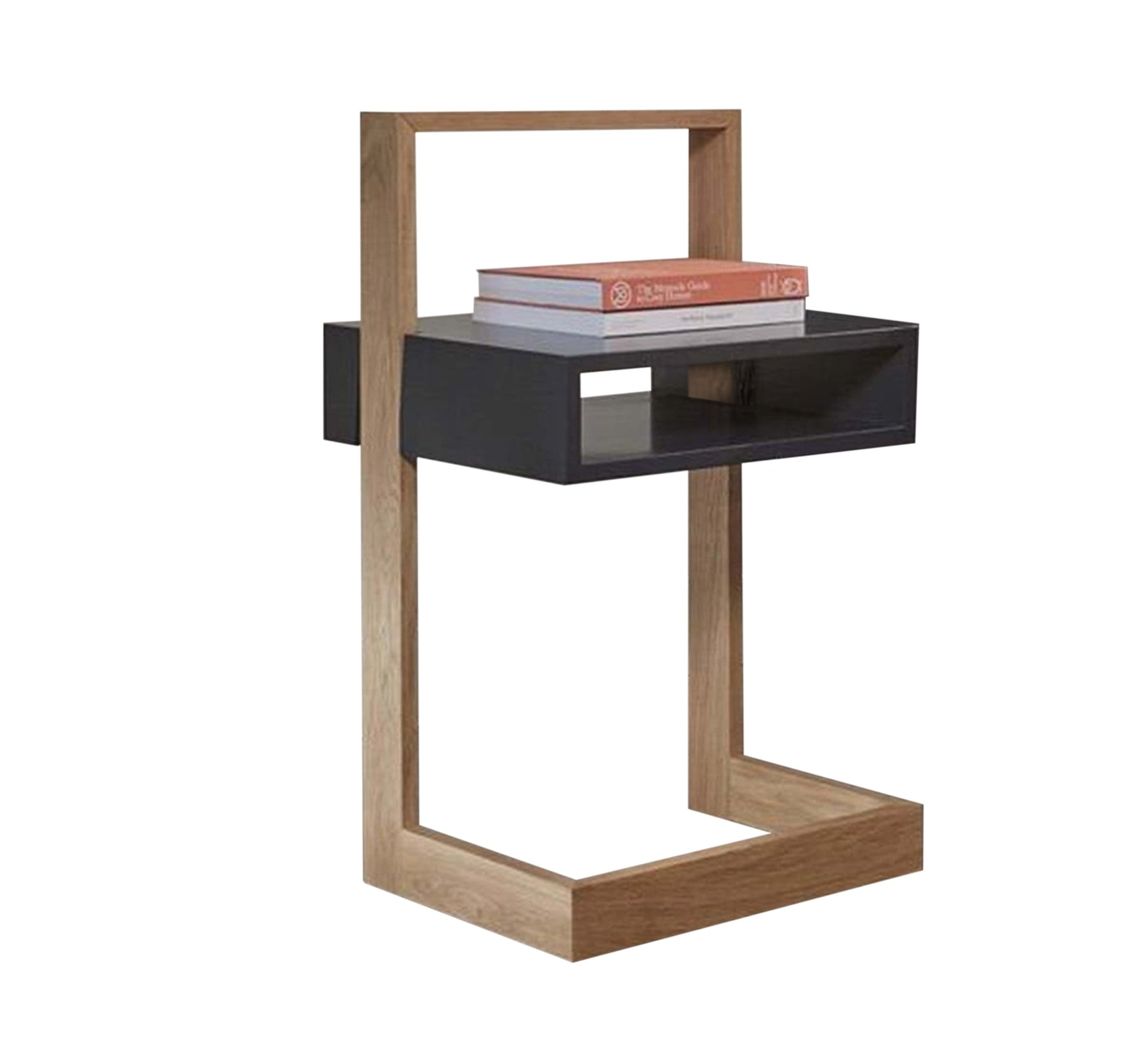 Brown MDF Wooden Nightstand - Vitrine Furniture - Furniture