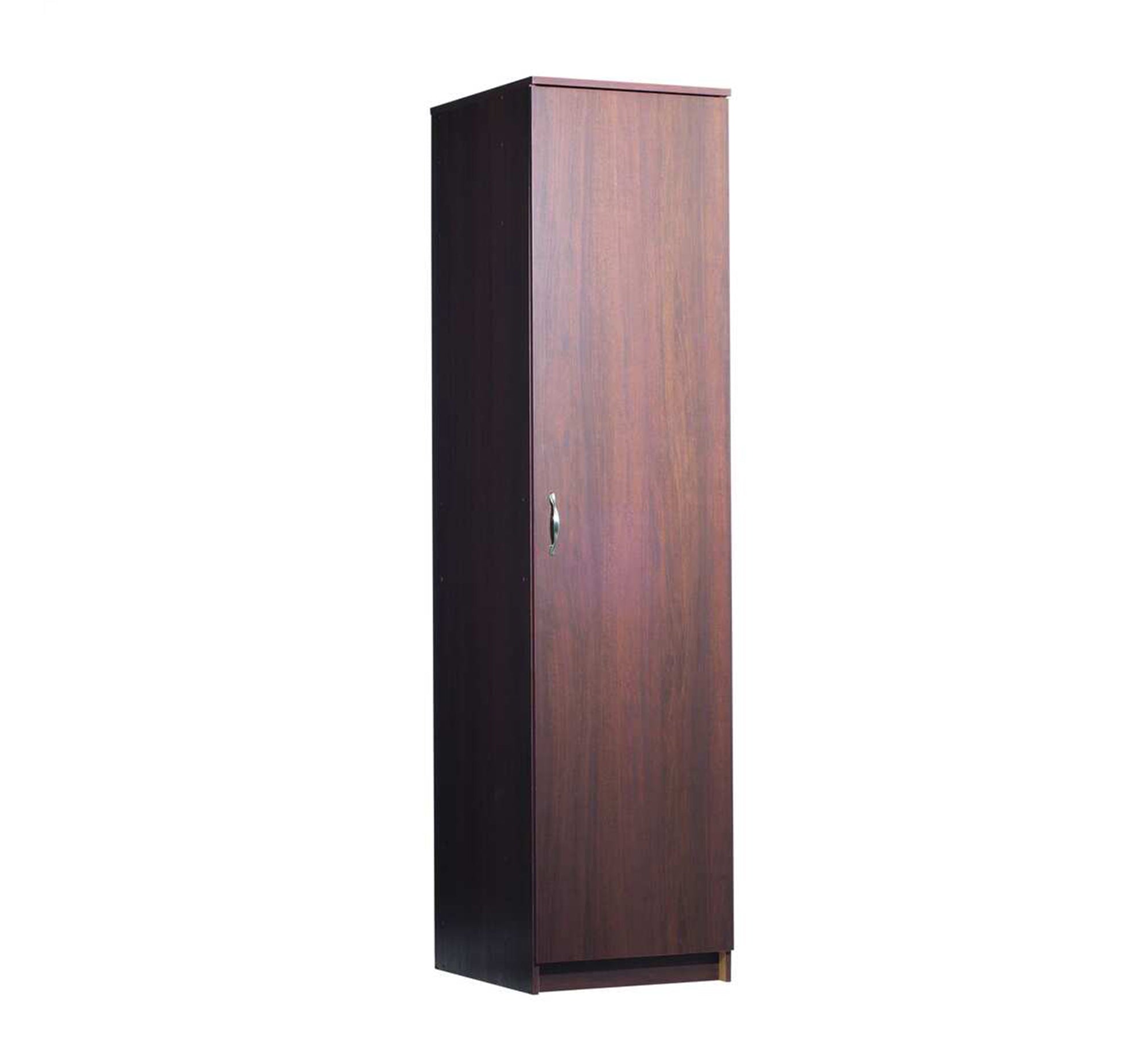Brown Single - Door Compact Wardrobe - Vitrine Furniture - Furniture